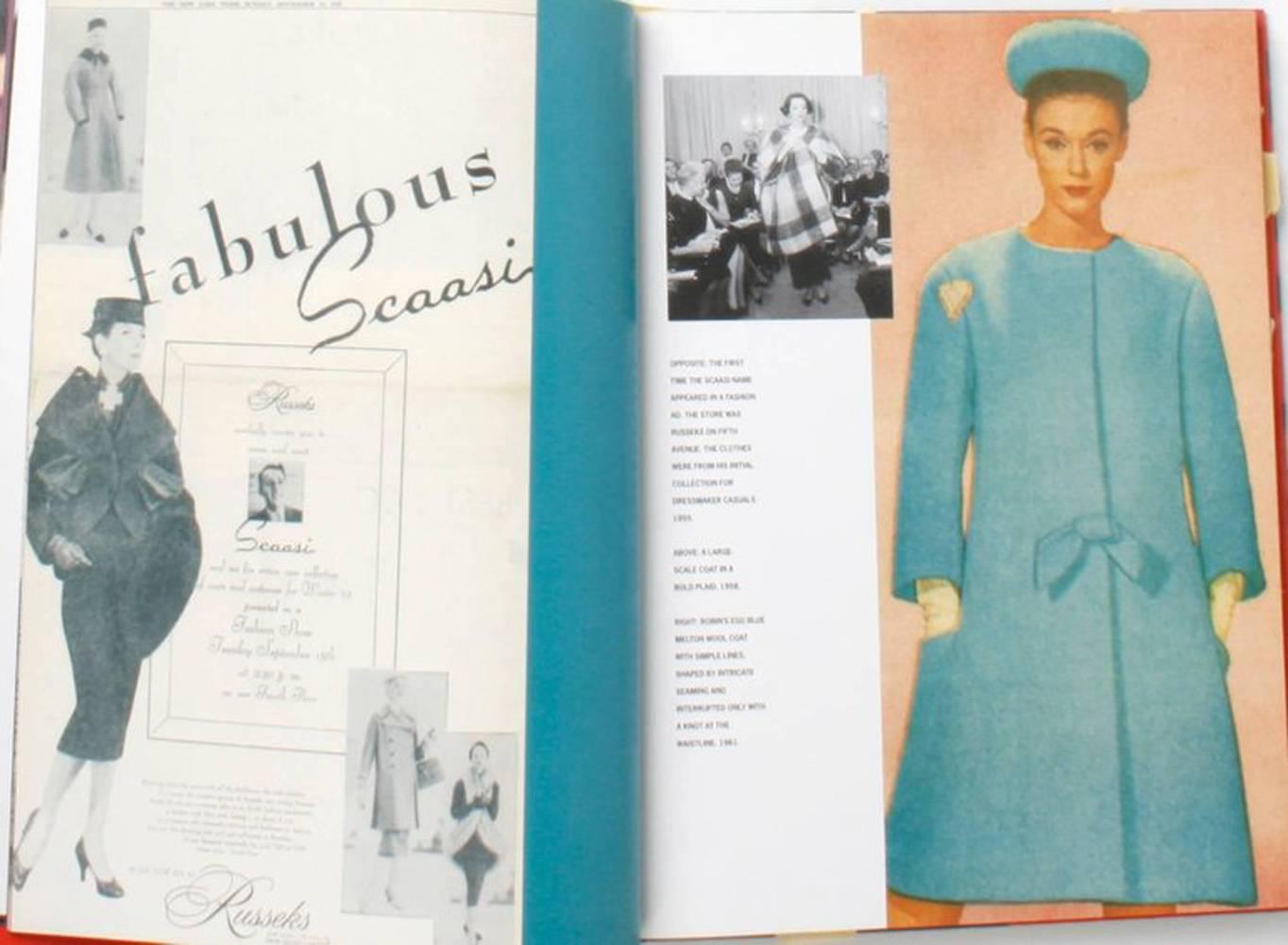 Papier Scaasi, A CUT ABOVE, d'Arnold Scaasi, première édition signée en vente