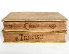 Set of Three 18th Century Vellum Sunday Sermon Books