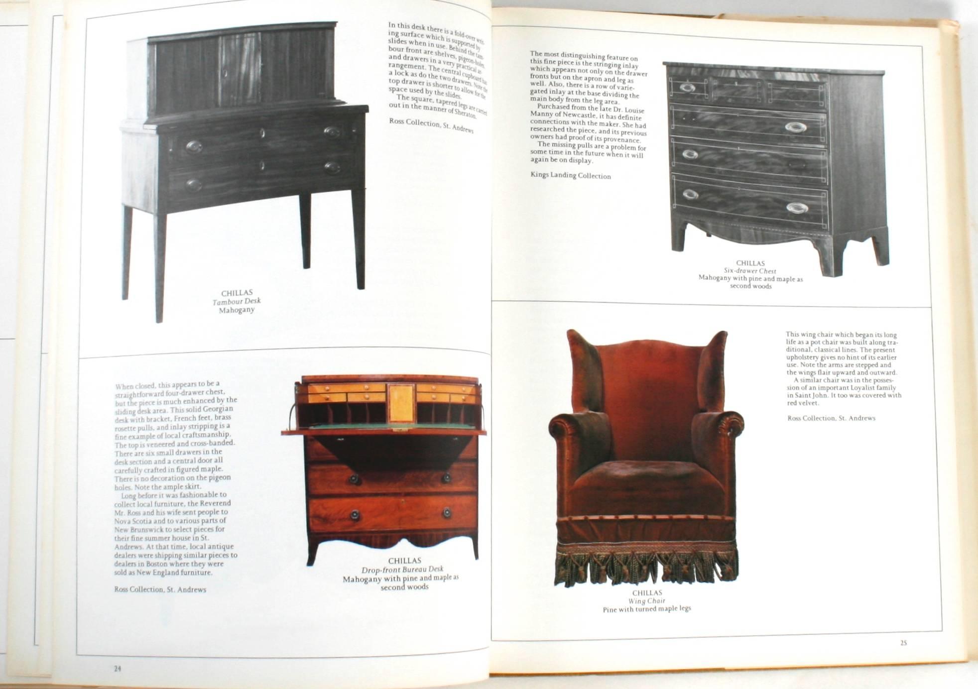 Cabinetmakers of The Eastern Seaboard, A Study of Early Canadian Furniture, 1st  In Good Condition For Sale In valatie, NY