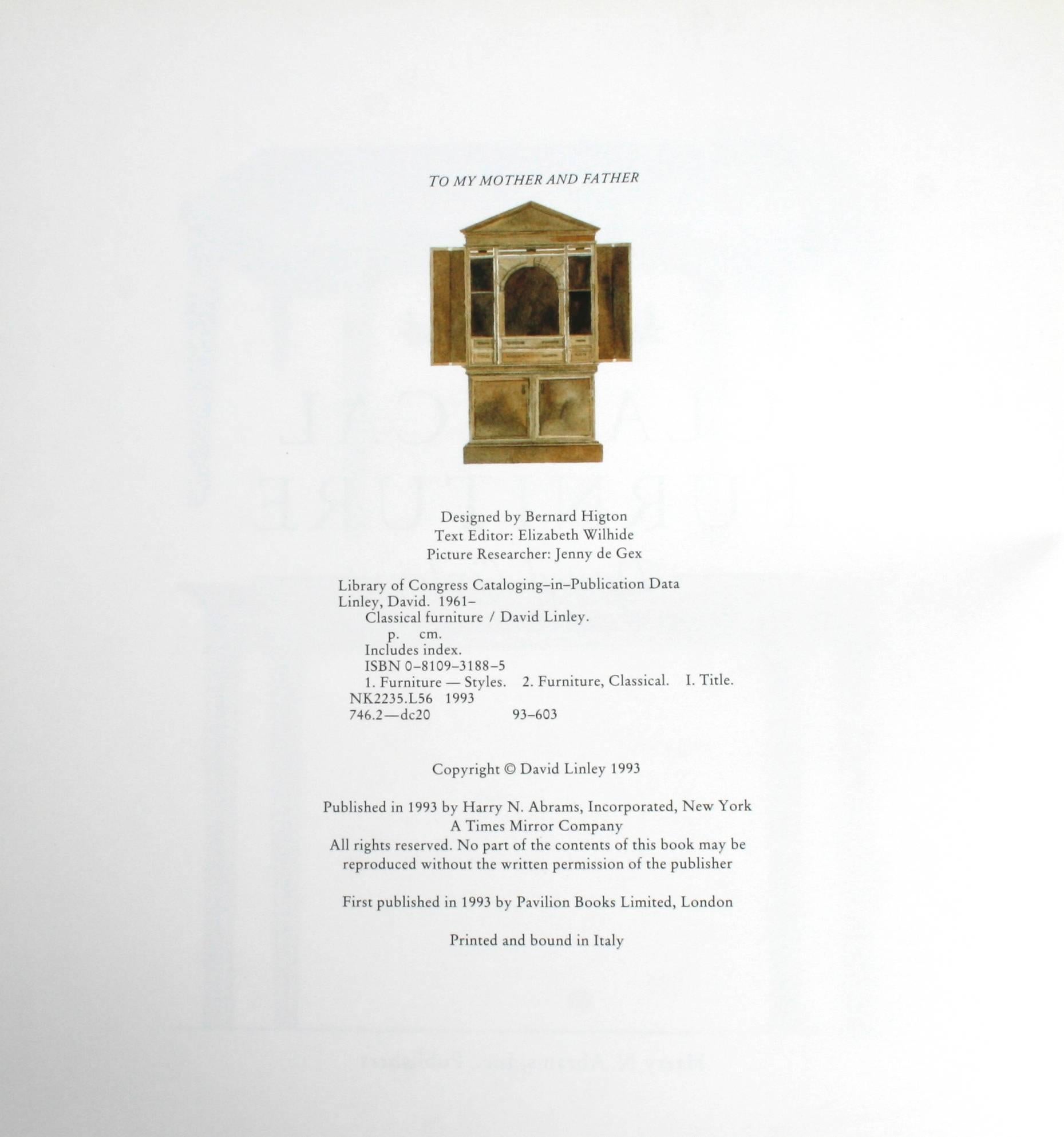 David Linley: Klassische Möbel von David Linley, 1. Auflage im Angebot 4