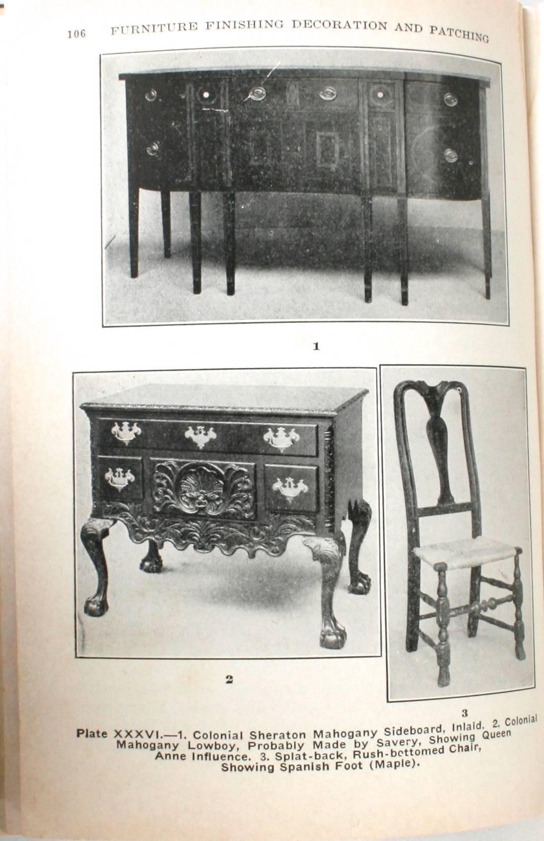 Two Books on Furniture Re-Finishing and Restoration In Good Condition In valatie, NY