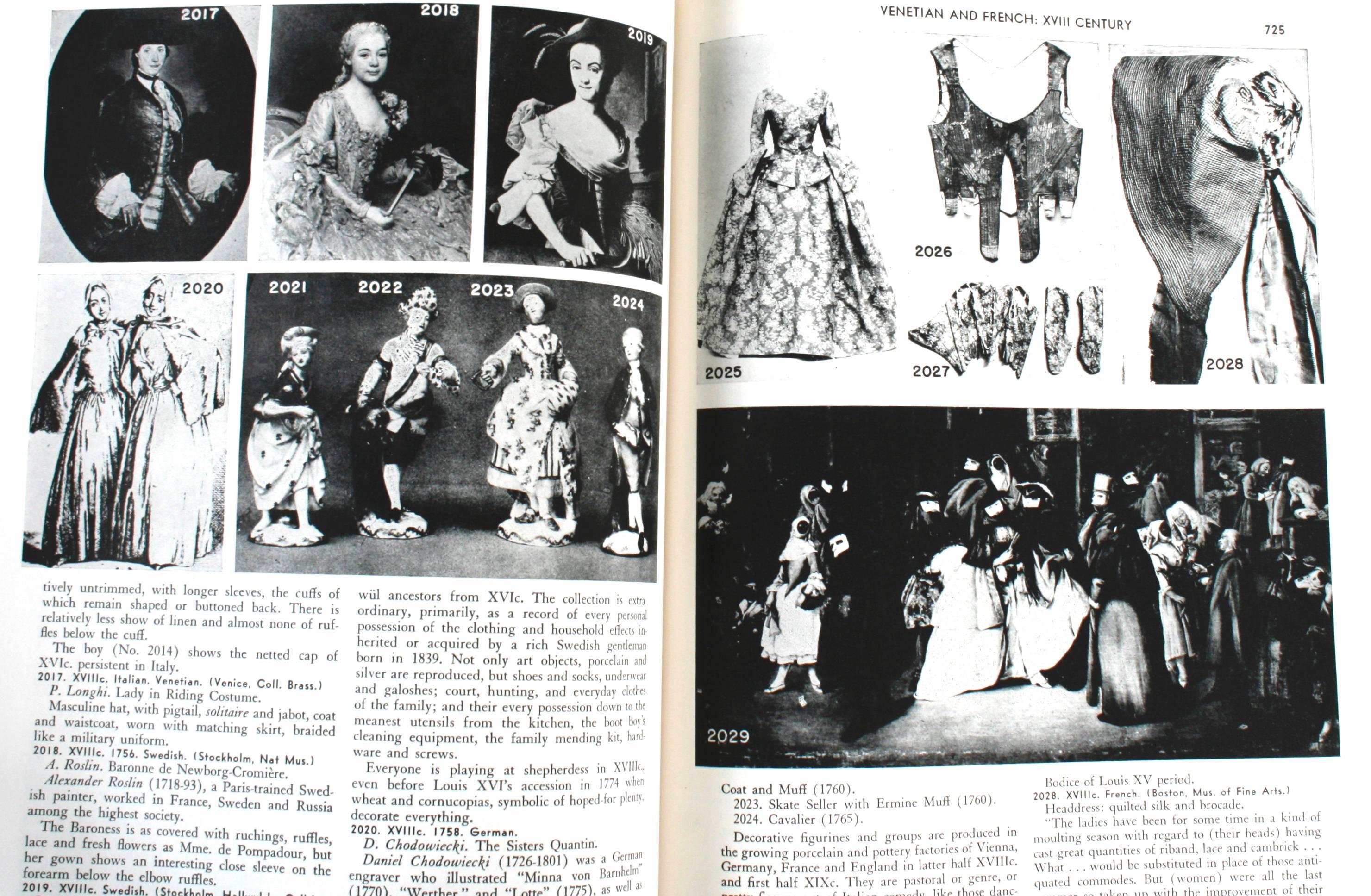 Le livre des costumes de Millia Davenport en vente 1