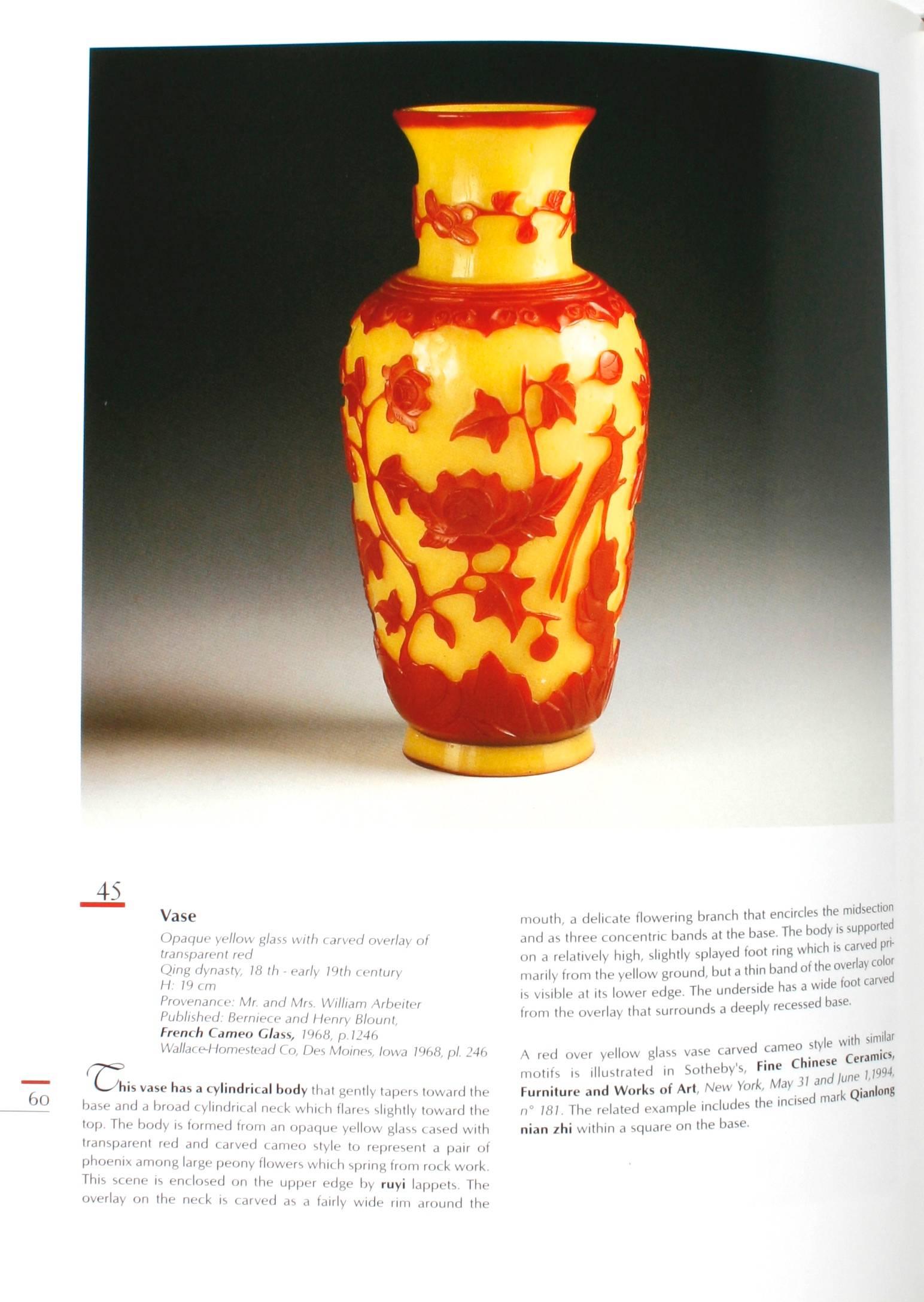 Papier Treasures of Chinese Glass Workshops (Trésors des ateliers de verre chinois), première édition en vente