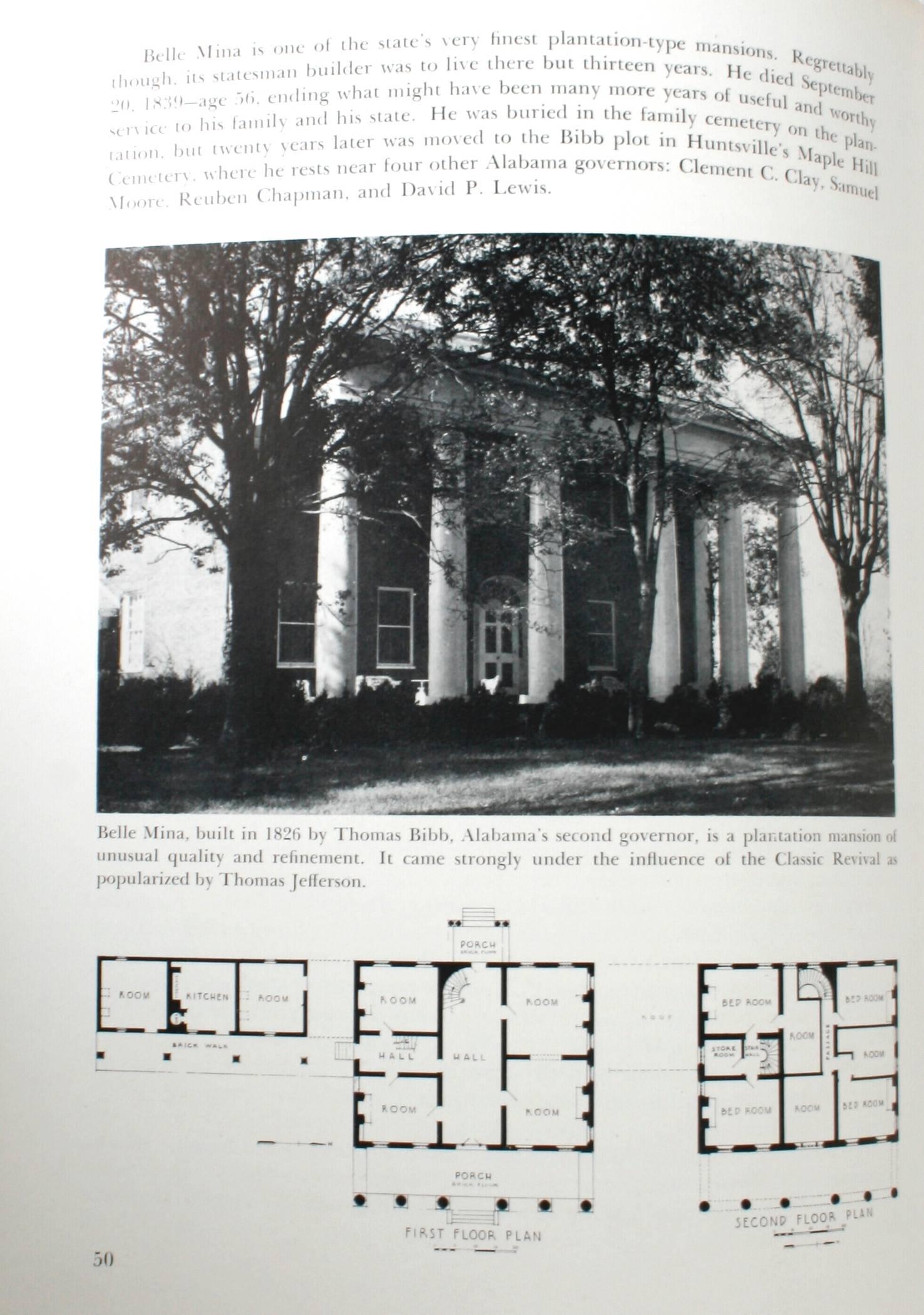 20th Century Ante-Bellum Mansions of Alabama by Ralph Hammond, First Edition