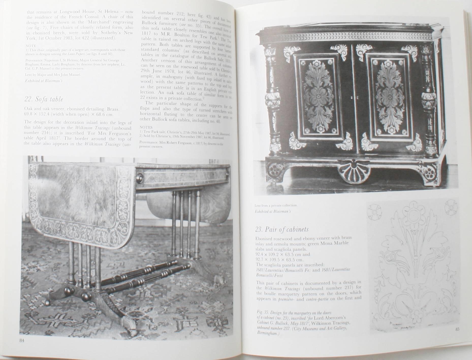 George Bullock, Cabinet-Maker, First Edition In Good Condition For Sale In valatie, NY