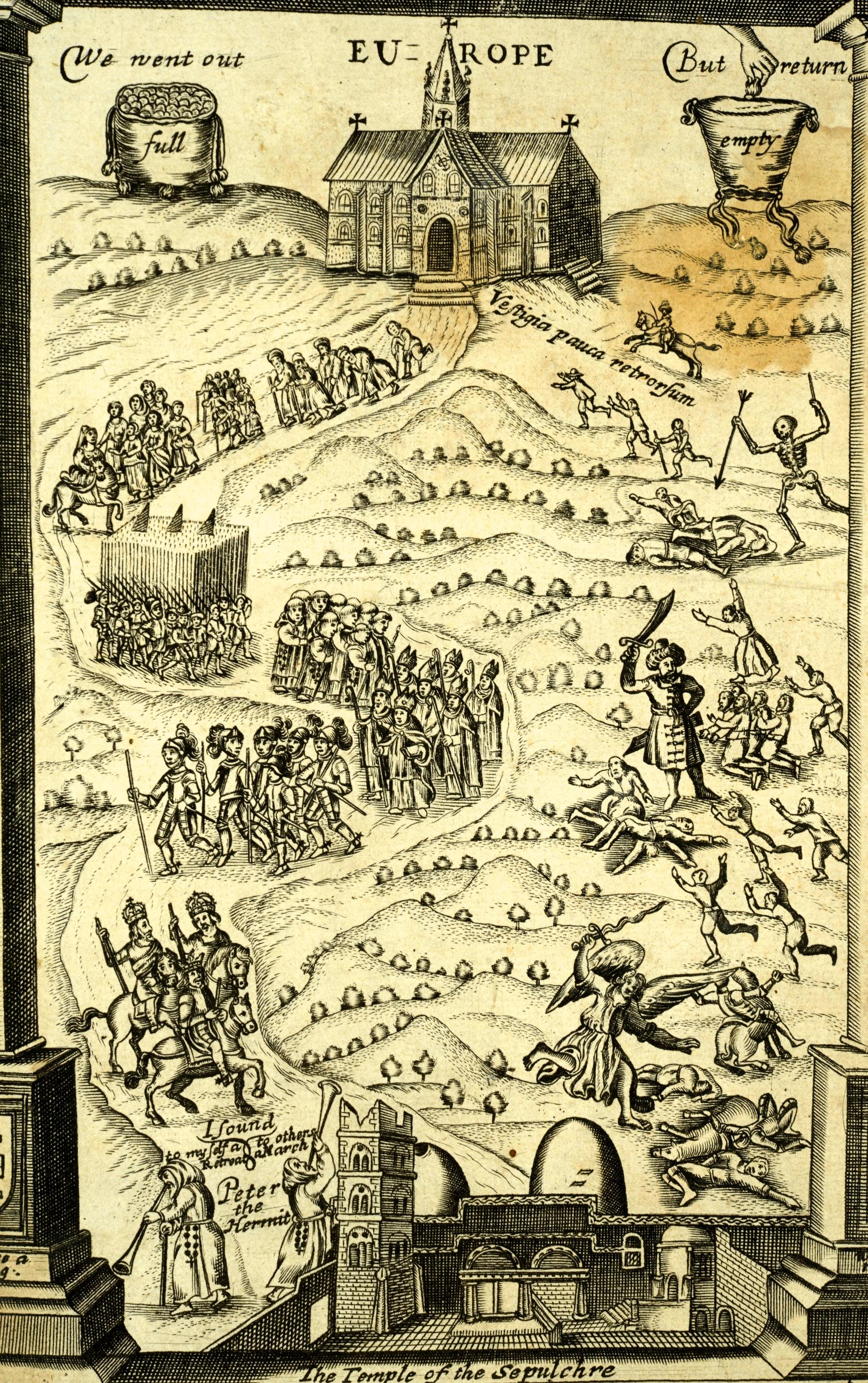 Historie of the Holy Warre by Thomas Fuller, Second Edition, circa 1640 In Good Condition In valatie, NY