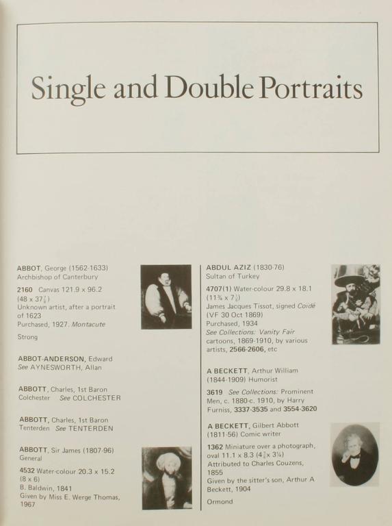 National Portrait Gallery, Complete Illustrated Catalogue, First