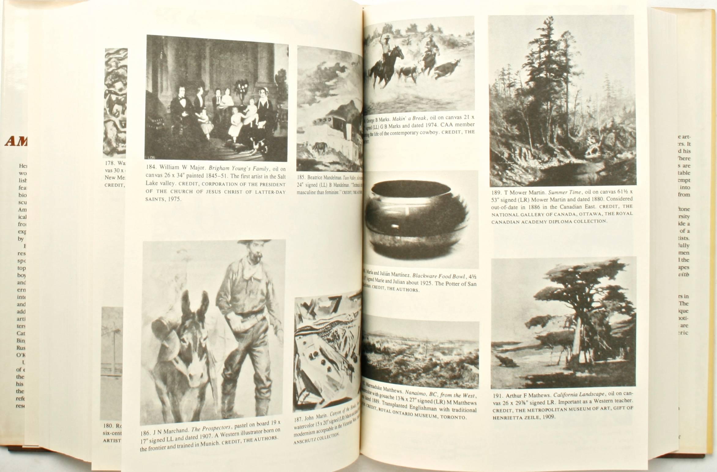 Samuel's Encyclopedia of Artists of the American West by Peggy and Harold Samuels. New York, Book Sales, Inc., 1985. First edition hardcover with dust jacket. 547 pp. A comprehensive reference guide of Western American Art with over 1,700