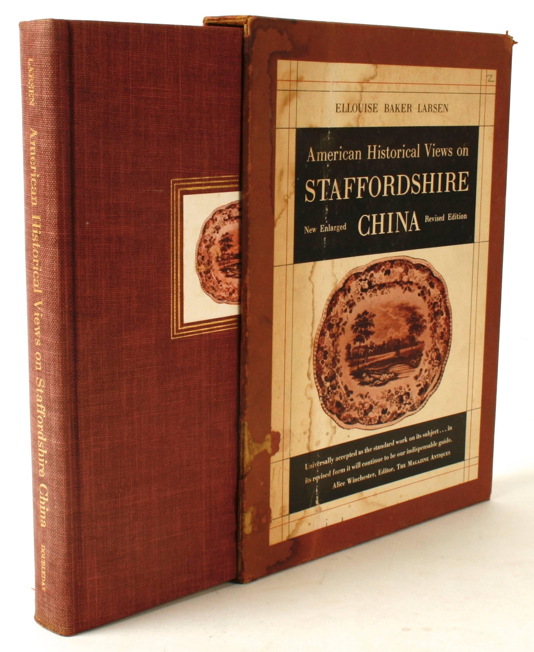 American Historical Views on Staffordshire China, Signed First Edition For Sale 3