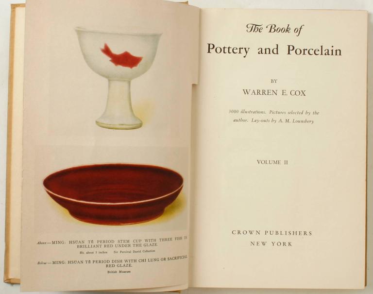 The Book of Pottery and Porcelain in 2 Volumes at 1stDibs portugal
