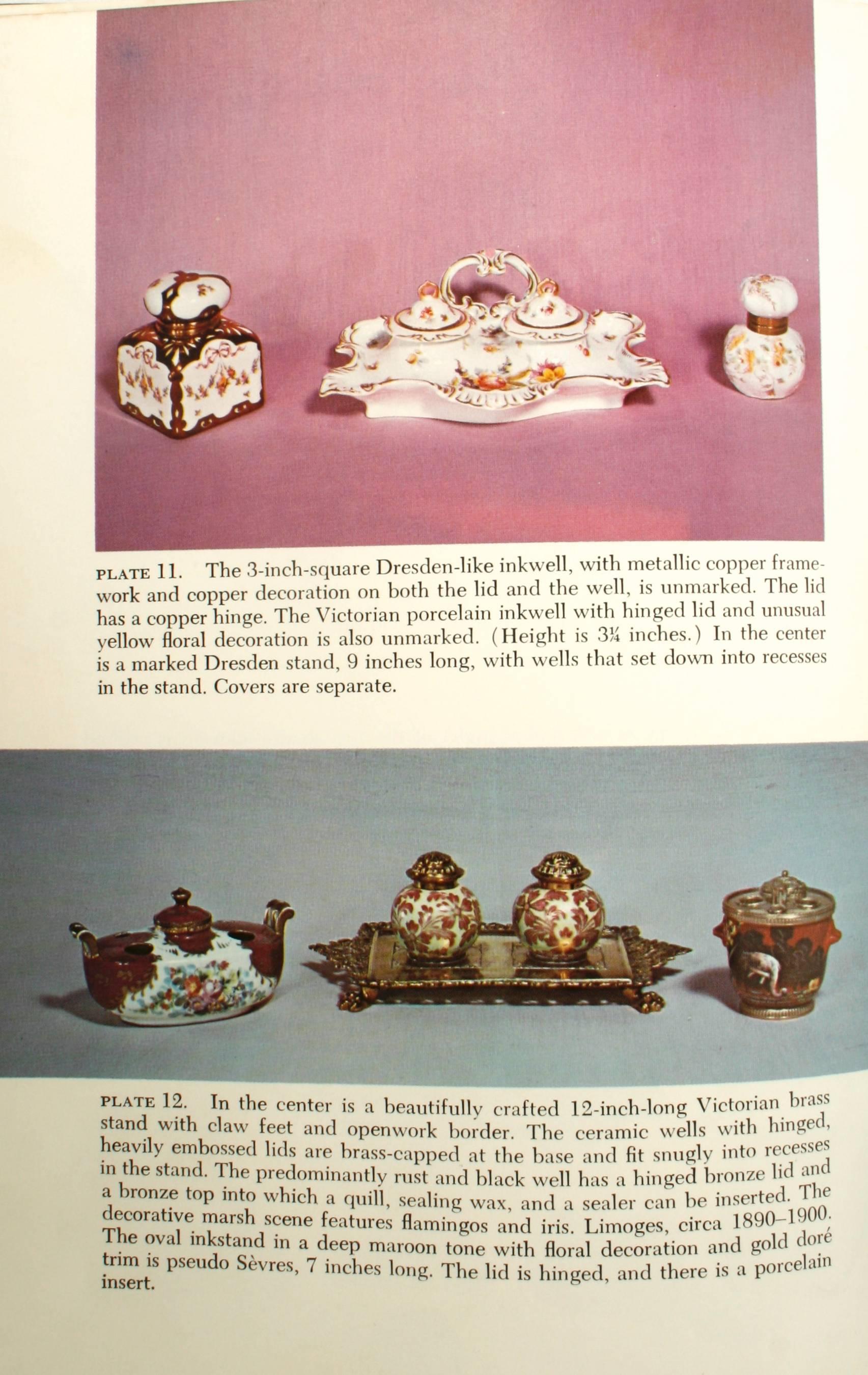 Inkstands and Inkwells, A Collector's Guide, First Edition In Good Condition In valatie, NY