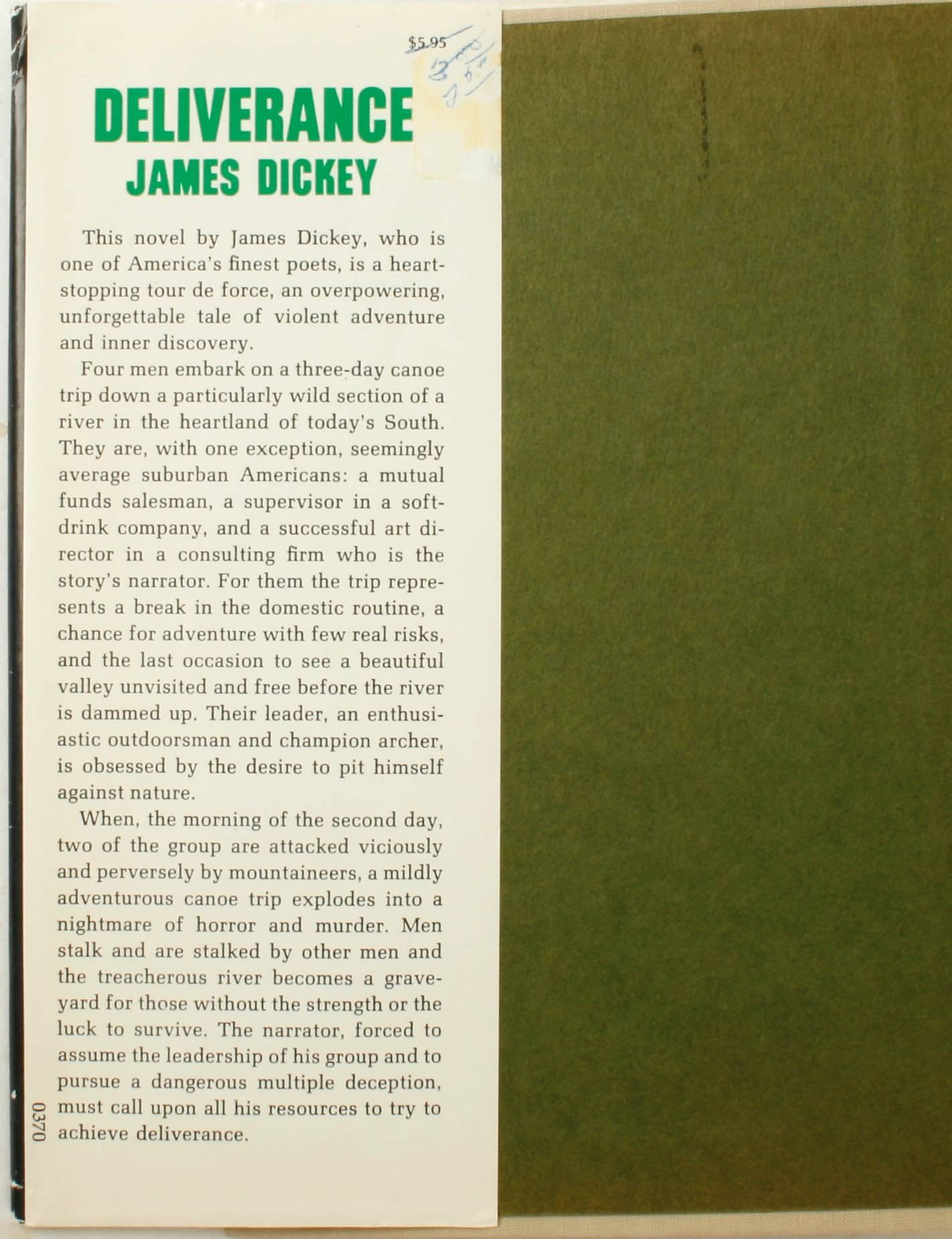 Américain Livraison de James Dickey, première édition en vente