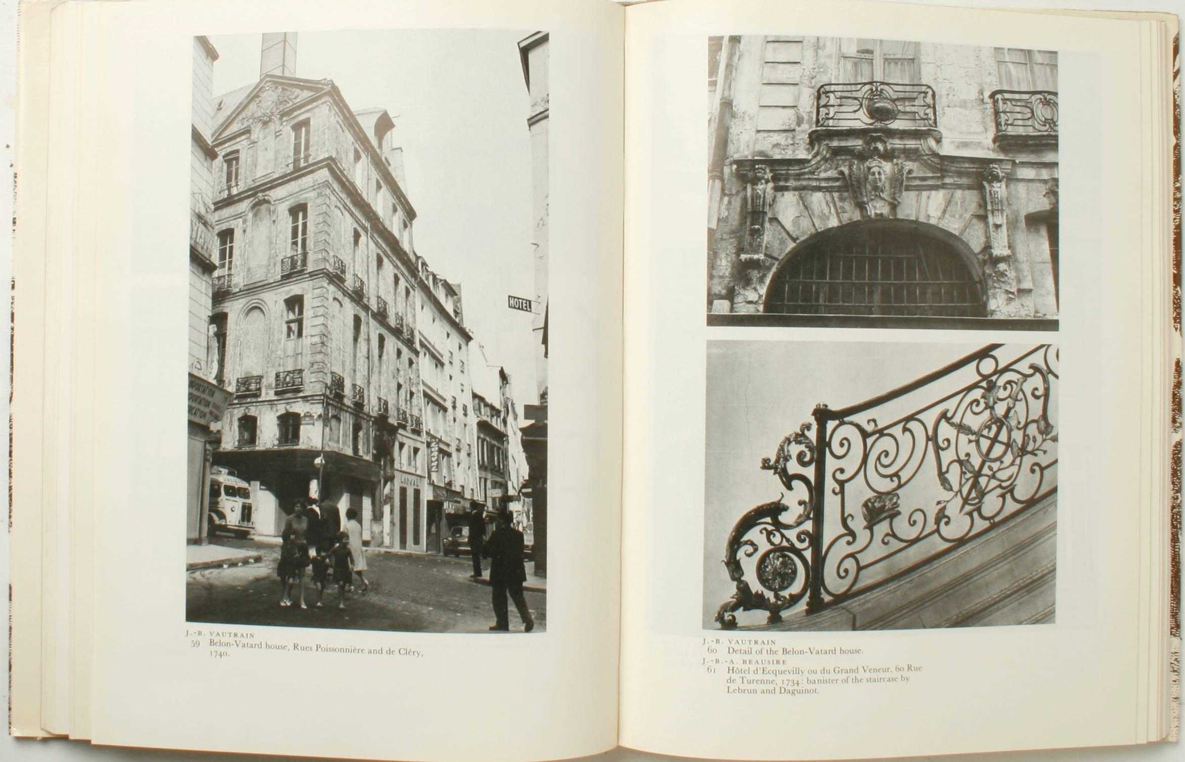 20ième siècle Maisons majestueuses, architecture parisienne du XVIIIe siècle, première édition en vente