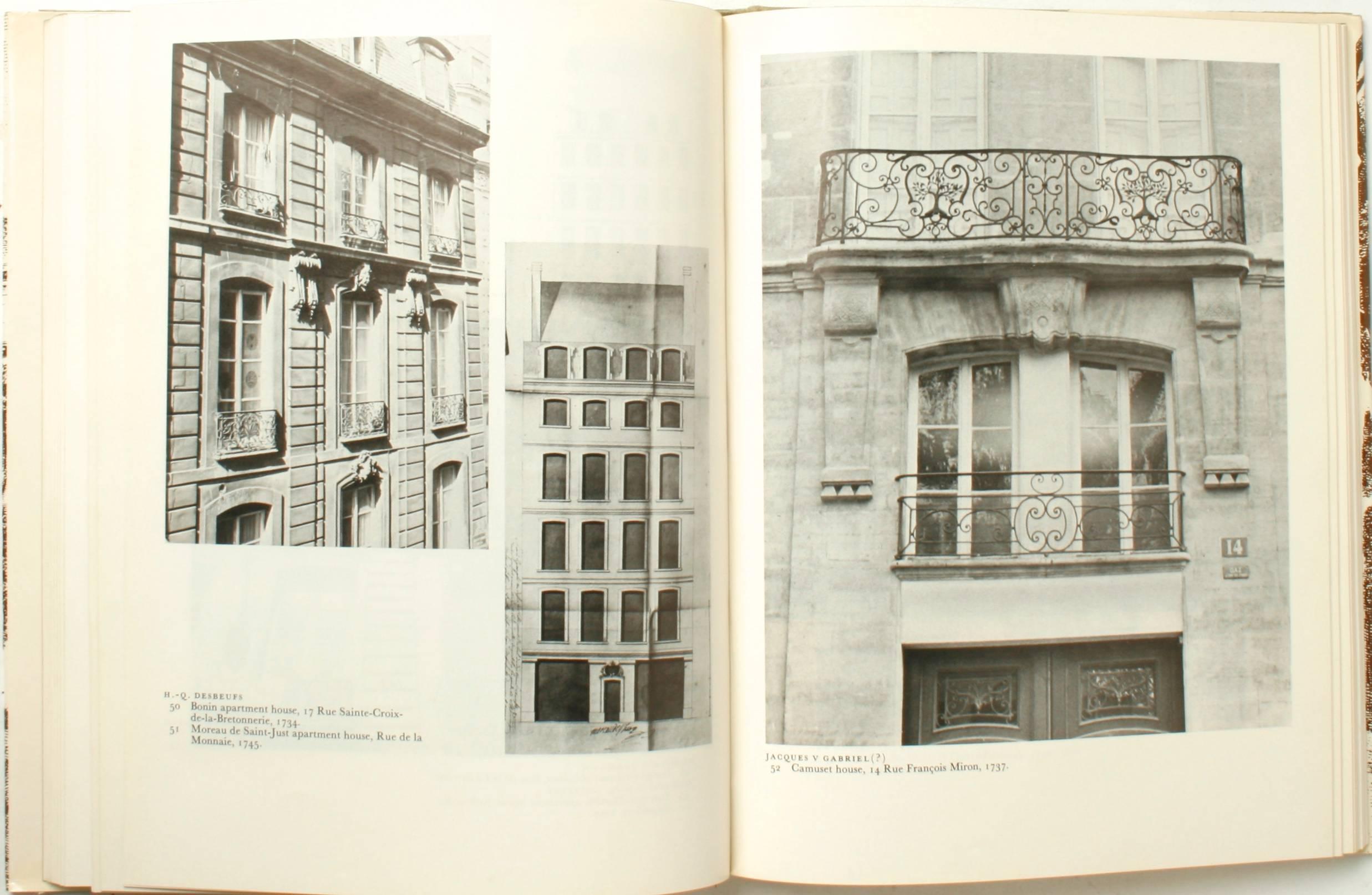 Maisons majestueuses, architecture parisienne du XVIIIe siècle, première édition en vente 1