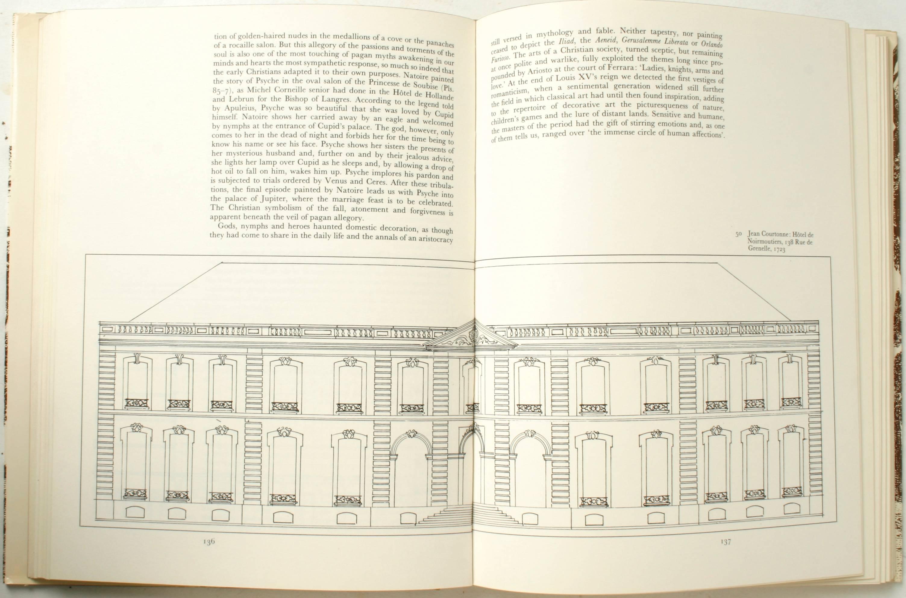 Paper Stately Mansions, 18th Century Paris Architecture, First Edition For Sale