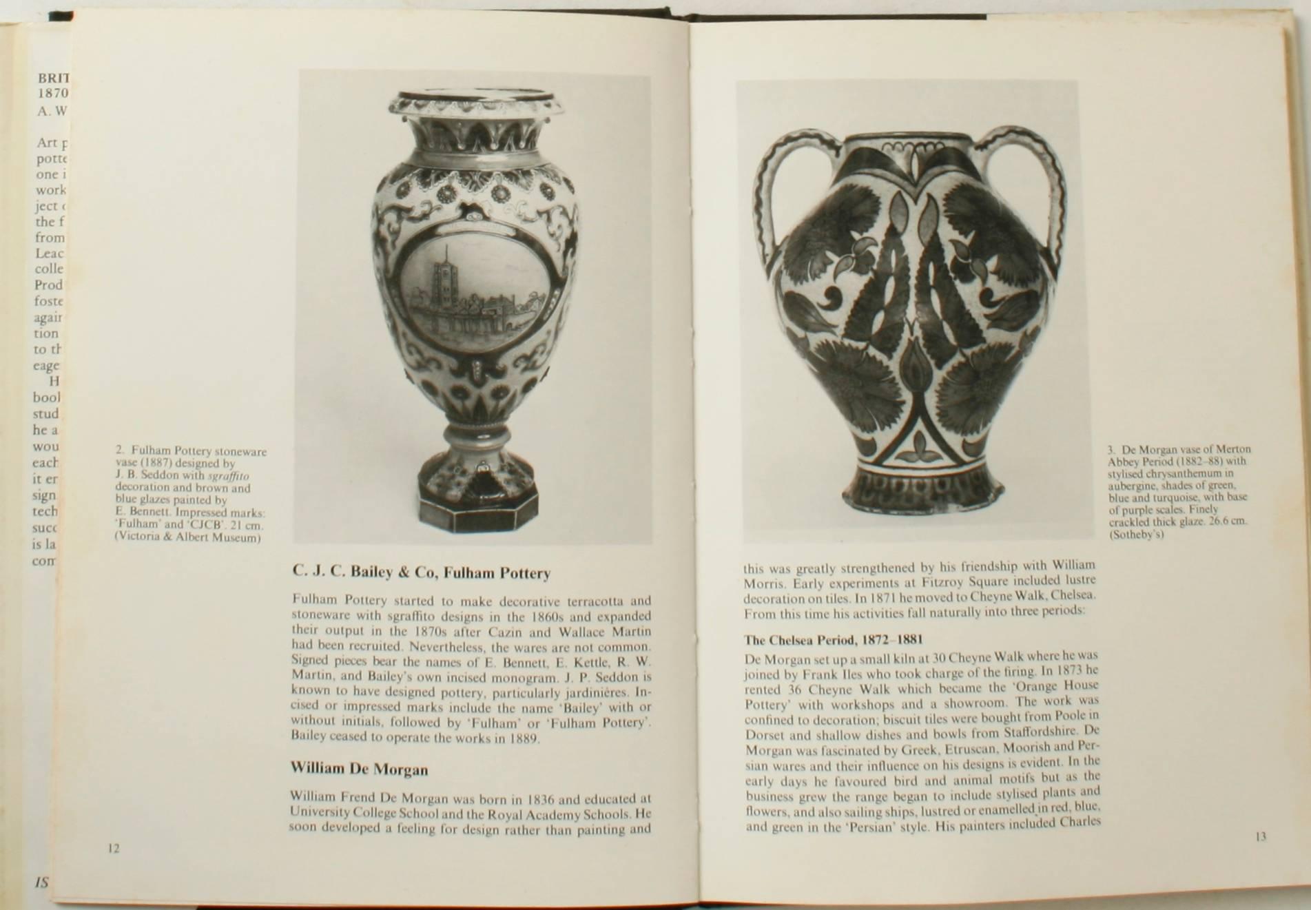 British Art Pottery by A.W. Coysh, First Edition In Good Condition For Sale In valatie, NY