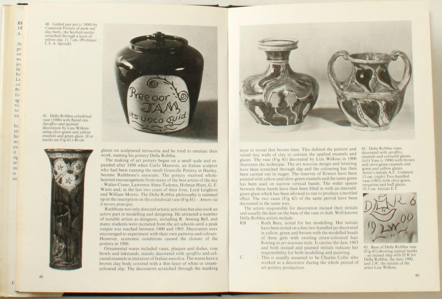 Paper British Art Pottery by A.W. Coysh, First Edition For Sale