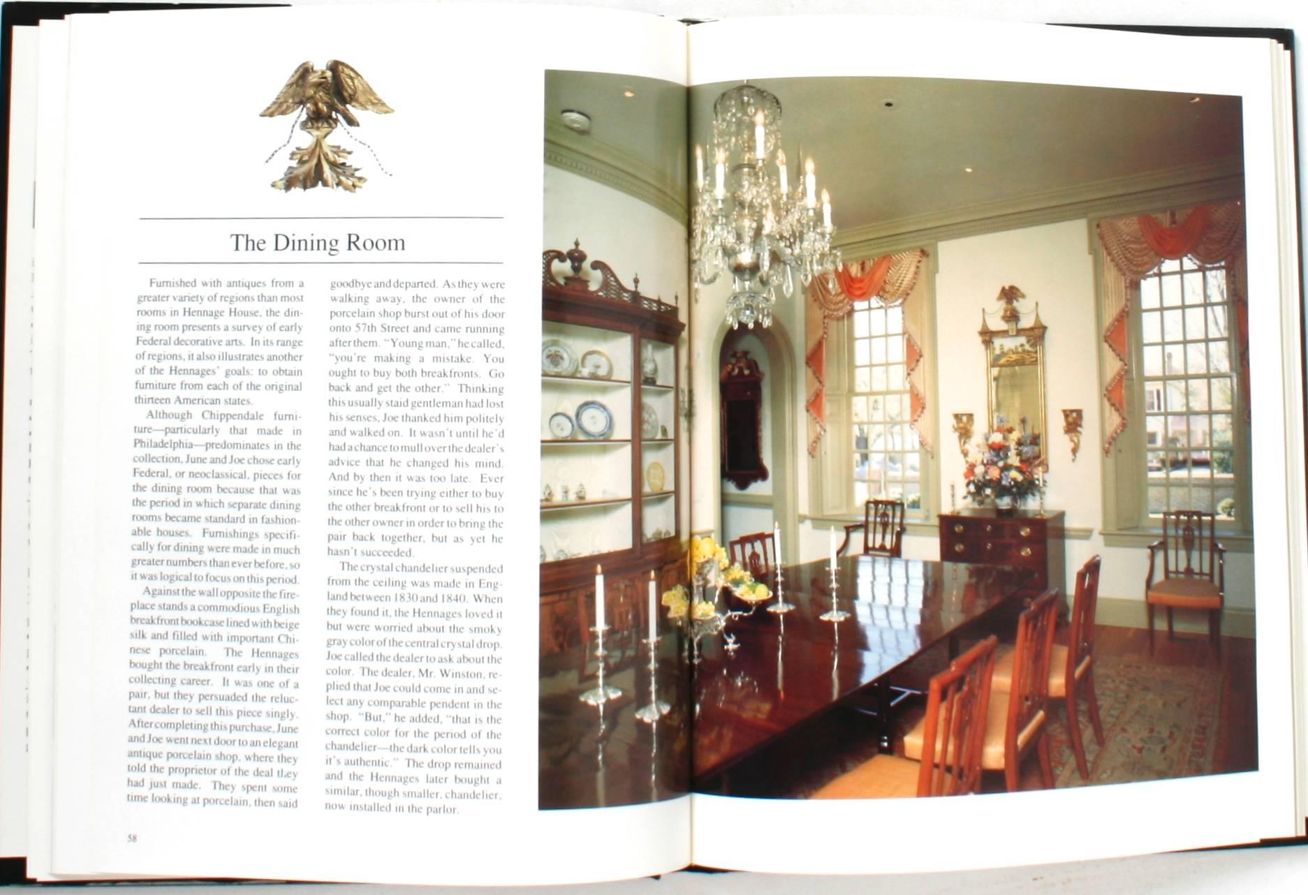 American Antiques: The Hennage Collection, Williamsburg, Virginia, 1st Ed 1