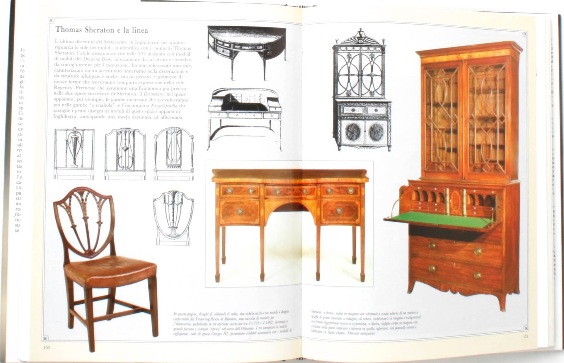 Ensemble de trois volumes Il Mobile Del Settecento, Ottocento, Novecento 1st Ed Bon état - En vente à valatie, NY