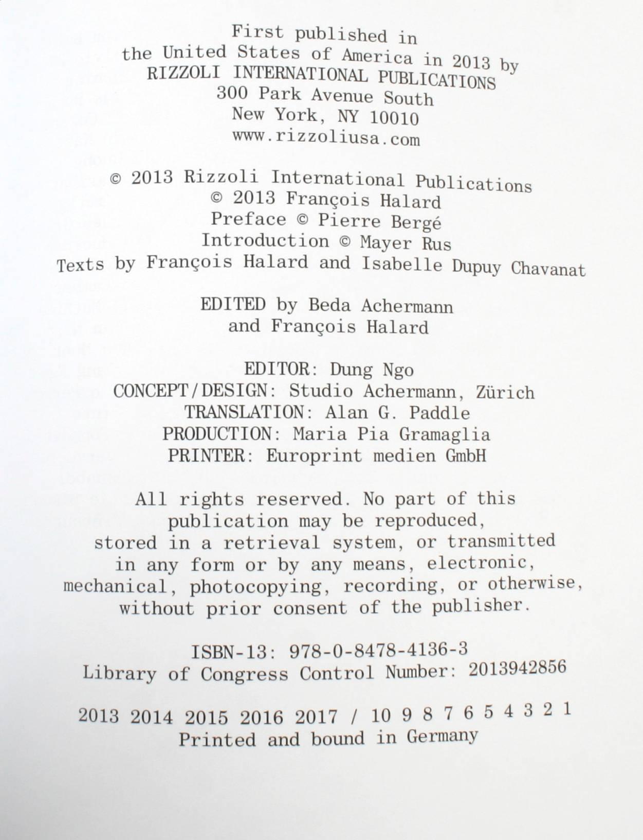François Halard, 1st Ed 4