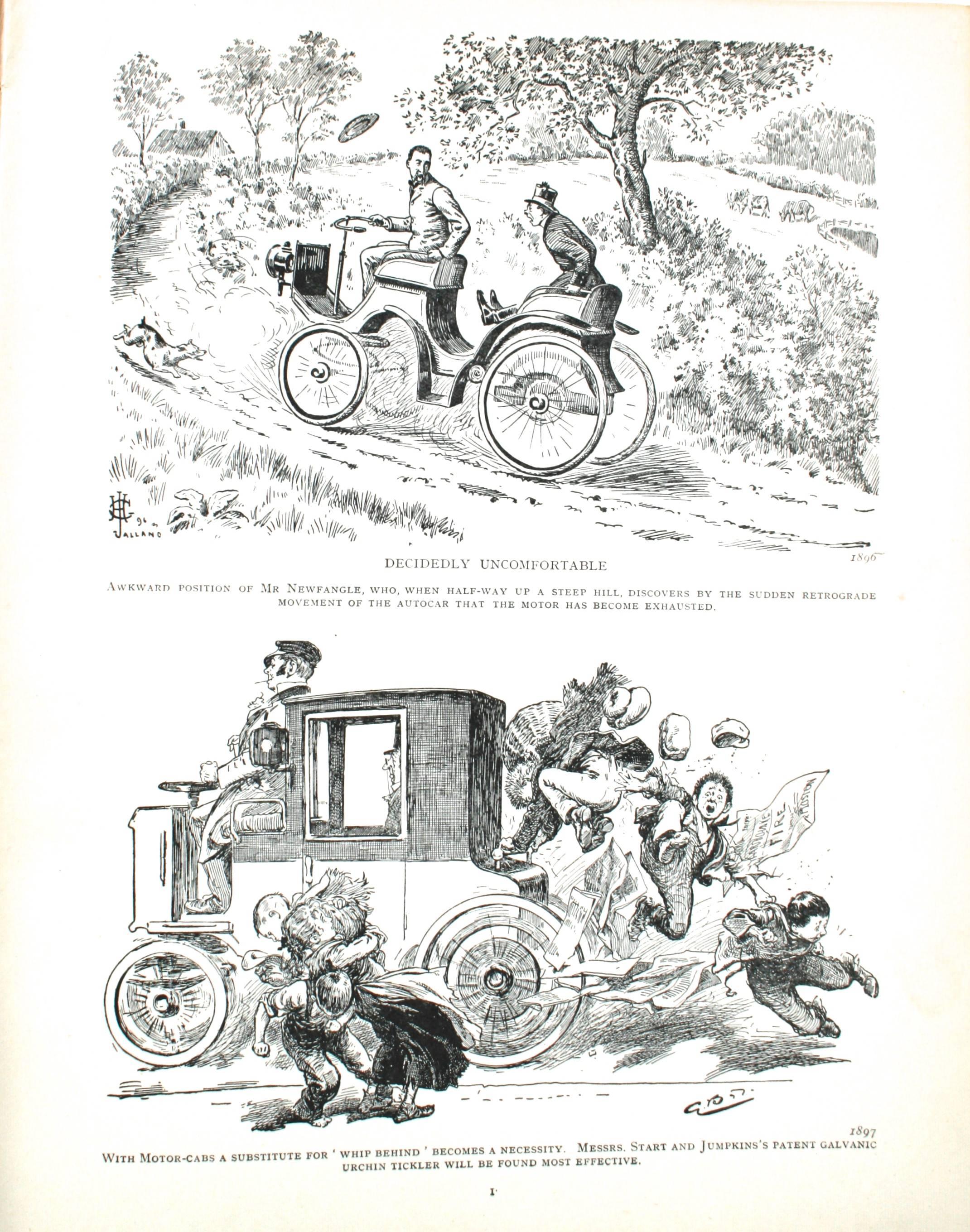 European Mr. Punch's Motor Book, First Edition For Sale