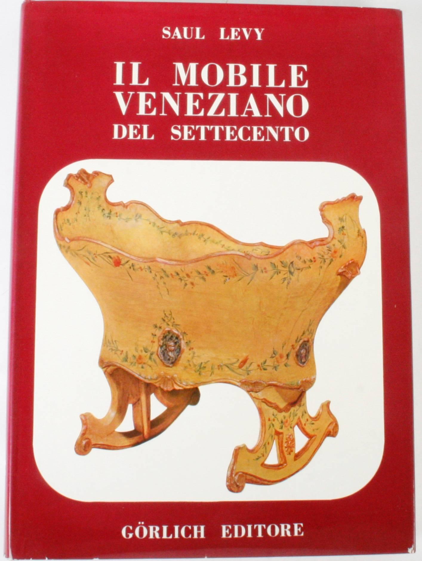 Il Mobile Veneziano del Settecento (Eighteenth Century Venetian Furniture) Volumes I & II by Saul Levy. Milan: G. G. Görlich Editore, 1964. First editions thus hardcovers with dust jackets. Italian text. Unpaginated. An in-depth study of 18th c