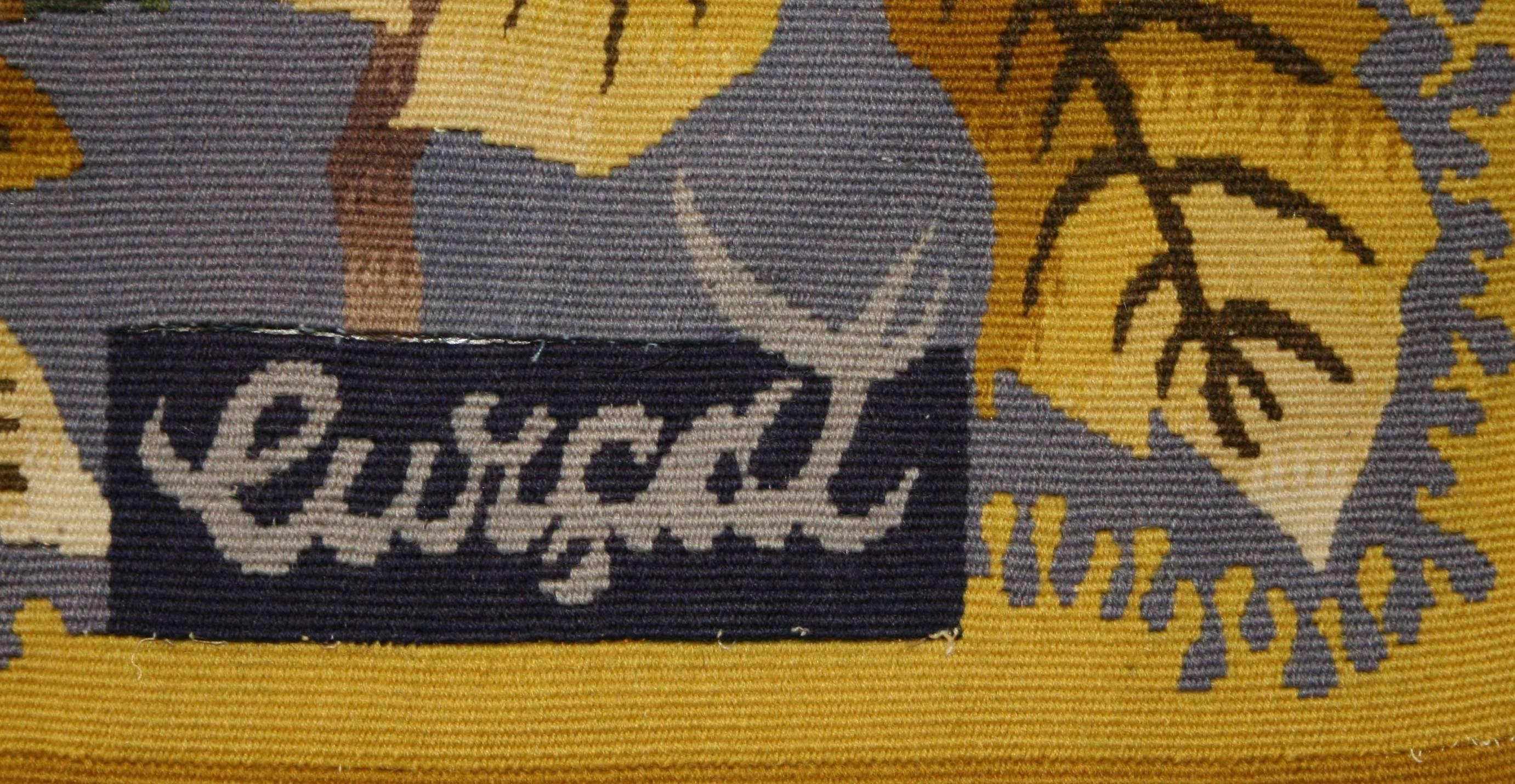 Mid-Century Modern Jean Lurçat French Aubusson Tapestry For Sale