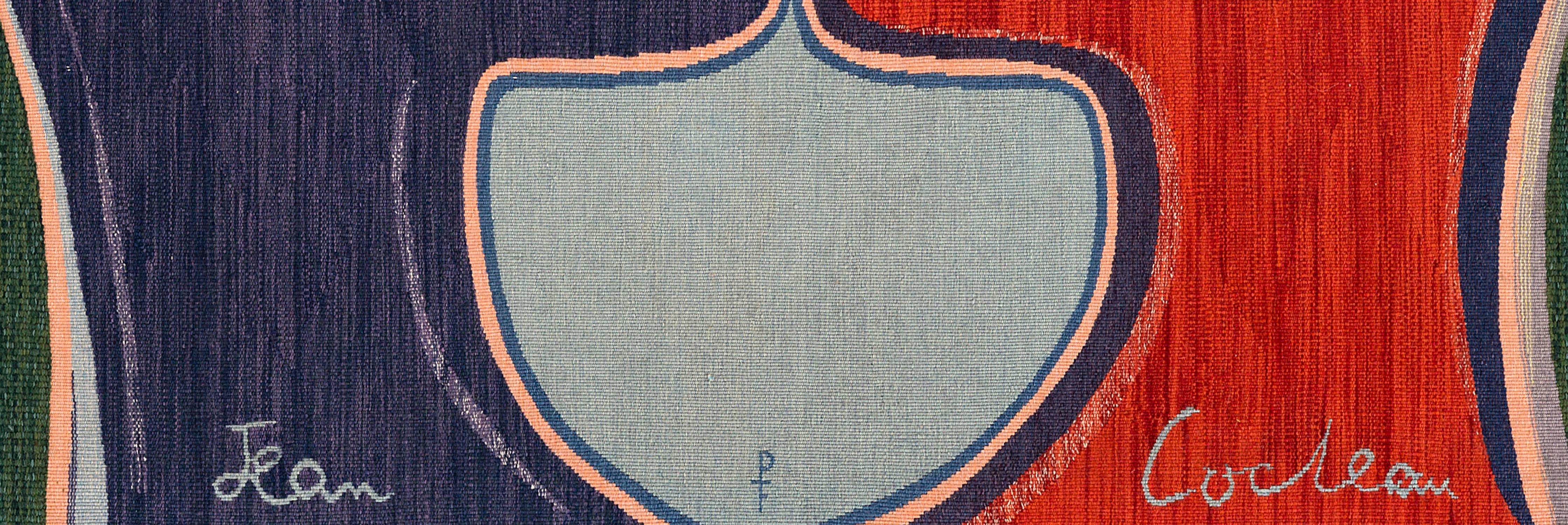 Hand-Woven 20th Century Tapestry after Jean Cocteau