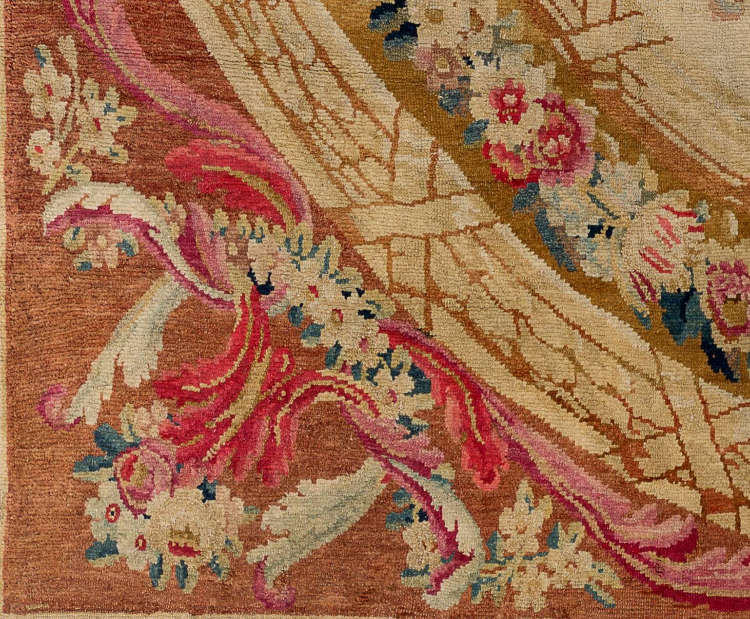 Savonnerie pile carpet
18th century, Louis XV period
Aubusson manufactory
Excellent conditon.