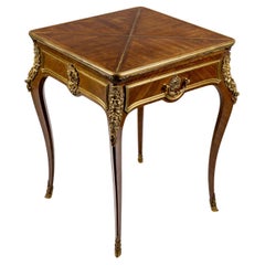 Tavolo da gioco a busta francese del XIX secolo di Sormani Paris, circa 1880