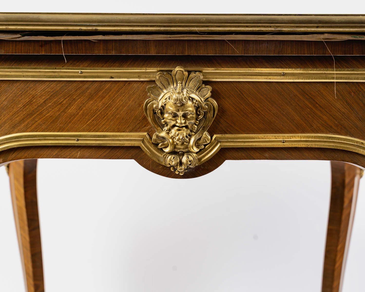 Similoro Tavolo da gioco a busta francese del XIX secolo di Sormani Paris, circa 1880 in vendita