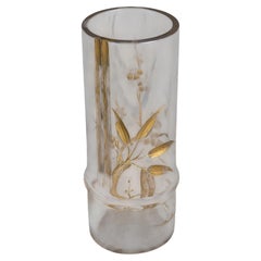 Japonisme Baccarat Crystal Vase signed "Escalier de Cristal", circa 1890