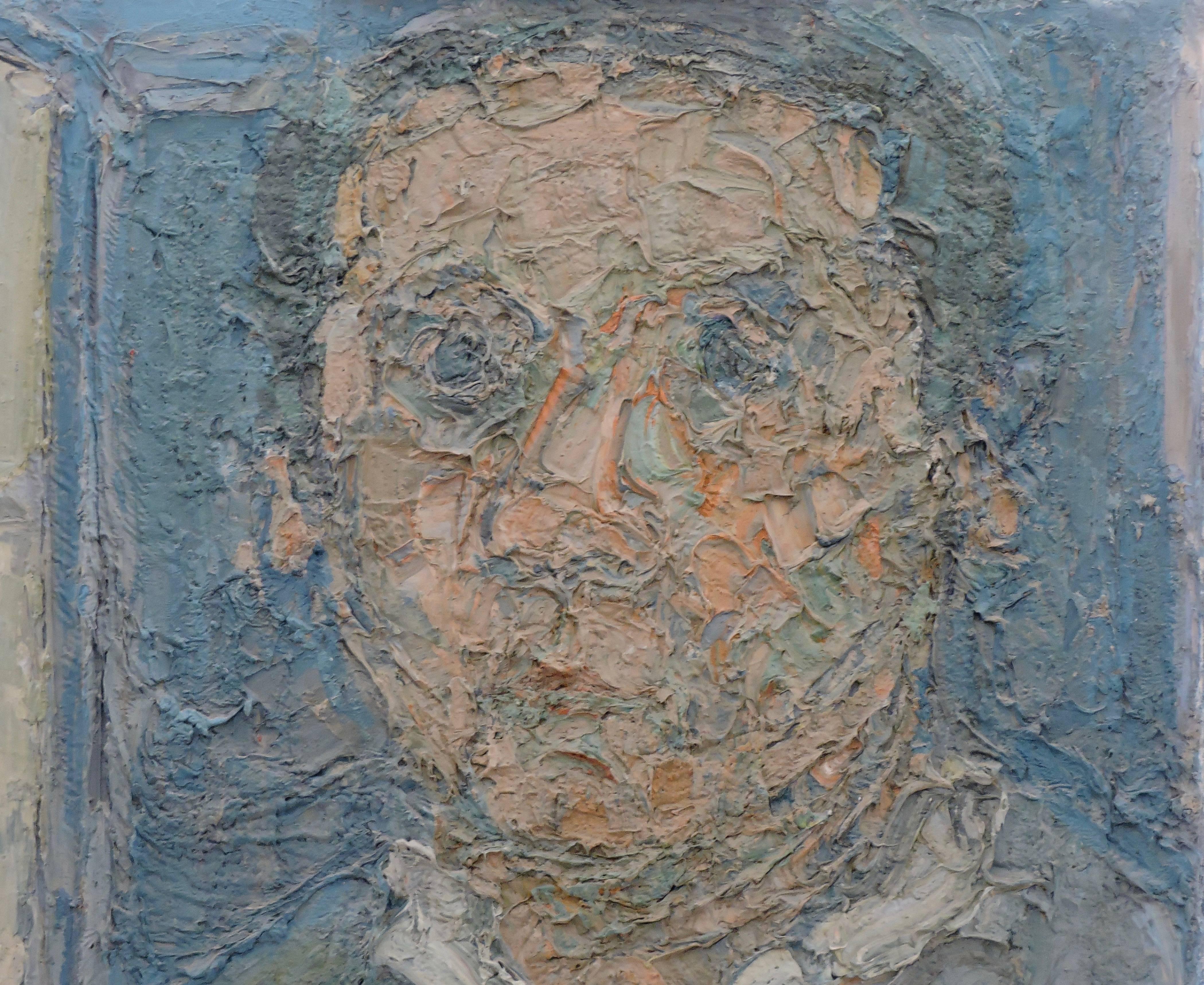 Rare Self-Portrait by André Cottavoz, 1970 In Good Condition In Saint-Ouen, FR