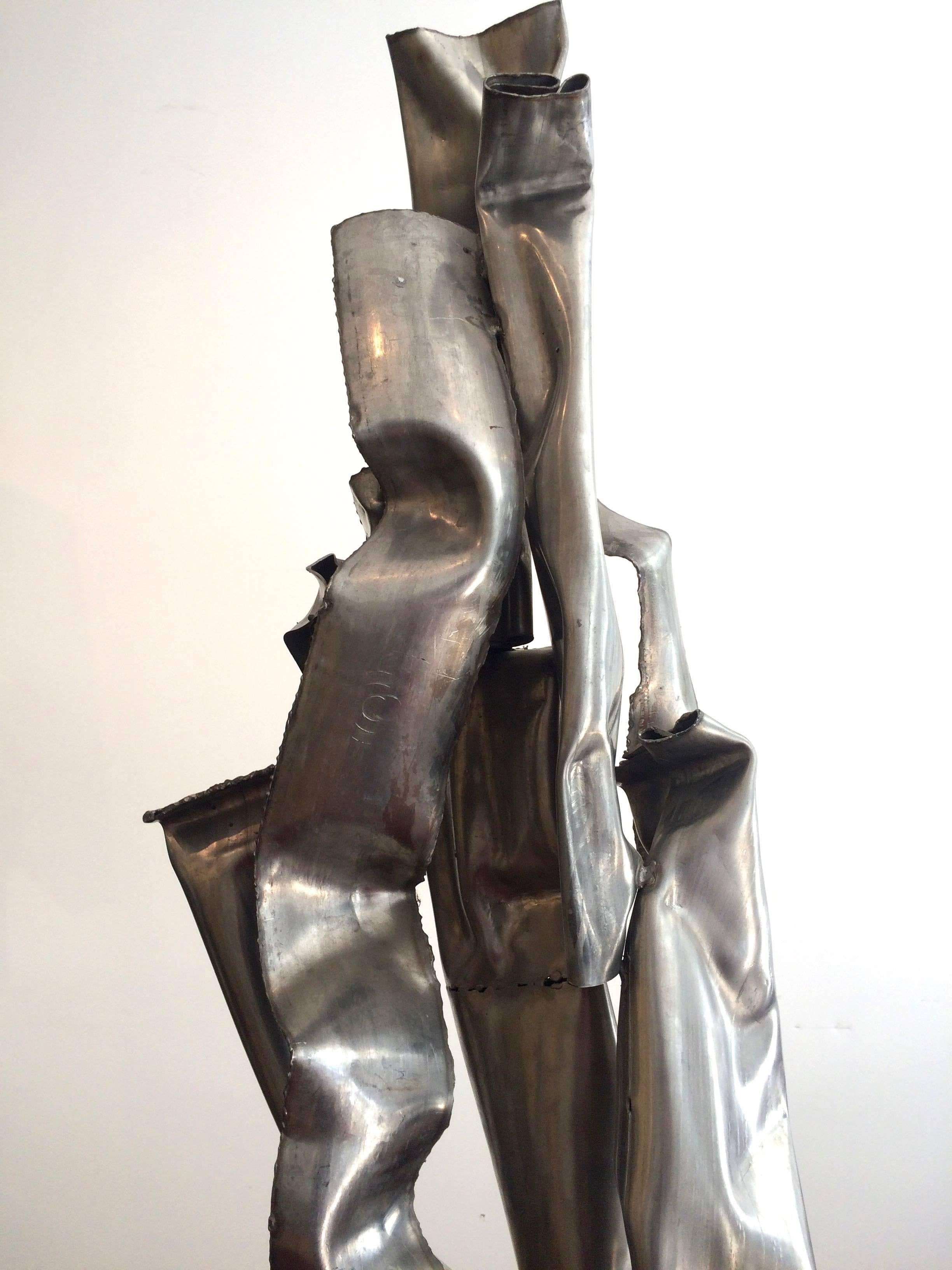 Welded Steel Sculpture by Albert Feraud, 1979 1