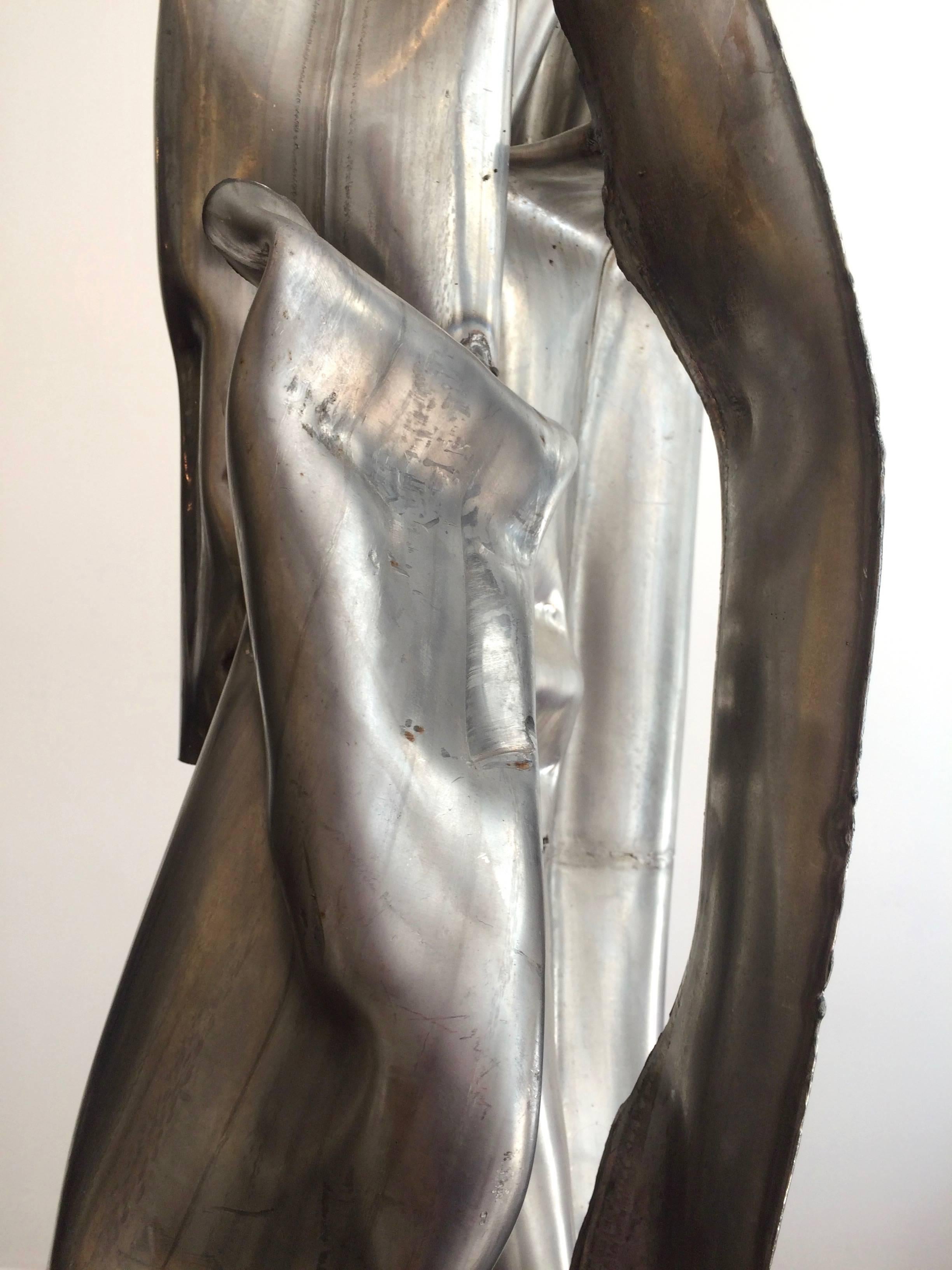 Welded Steel Sculpture by Albert Feraud, 1979 3
