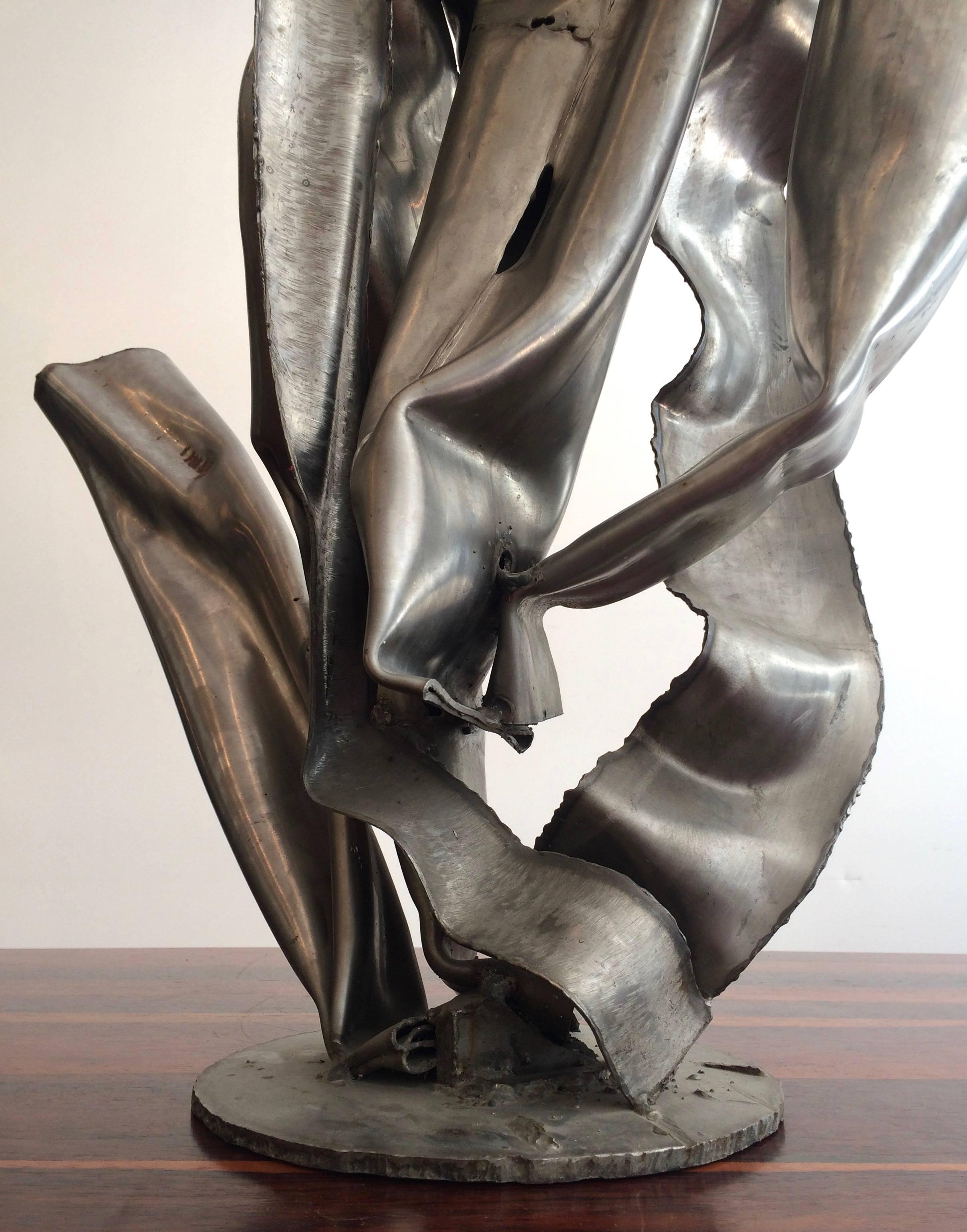 Welded Steel Sculpture by Albert Feraud, 1979 2