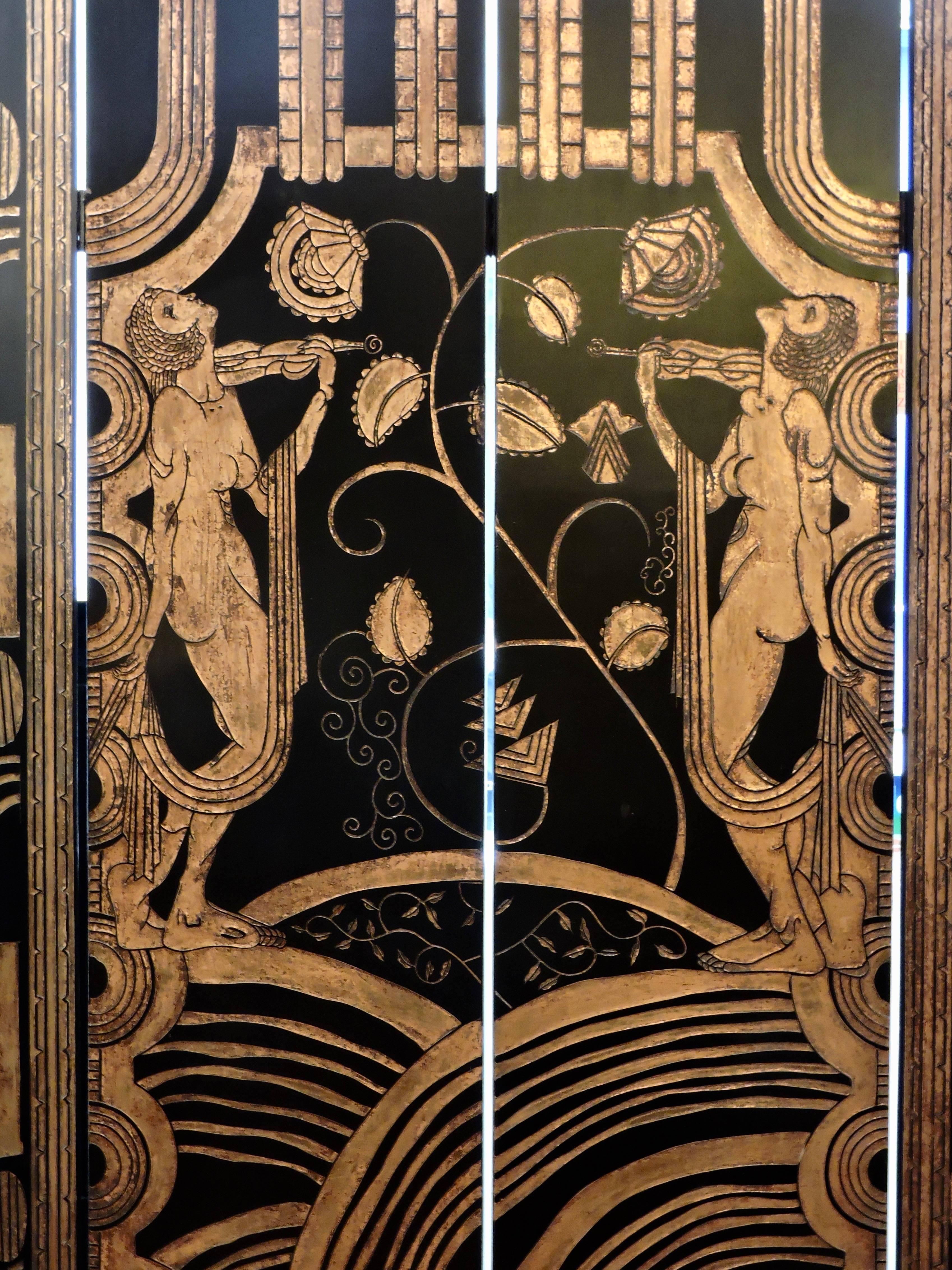 art deco screen