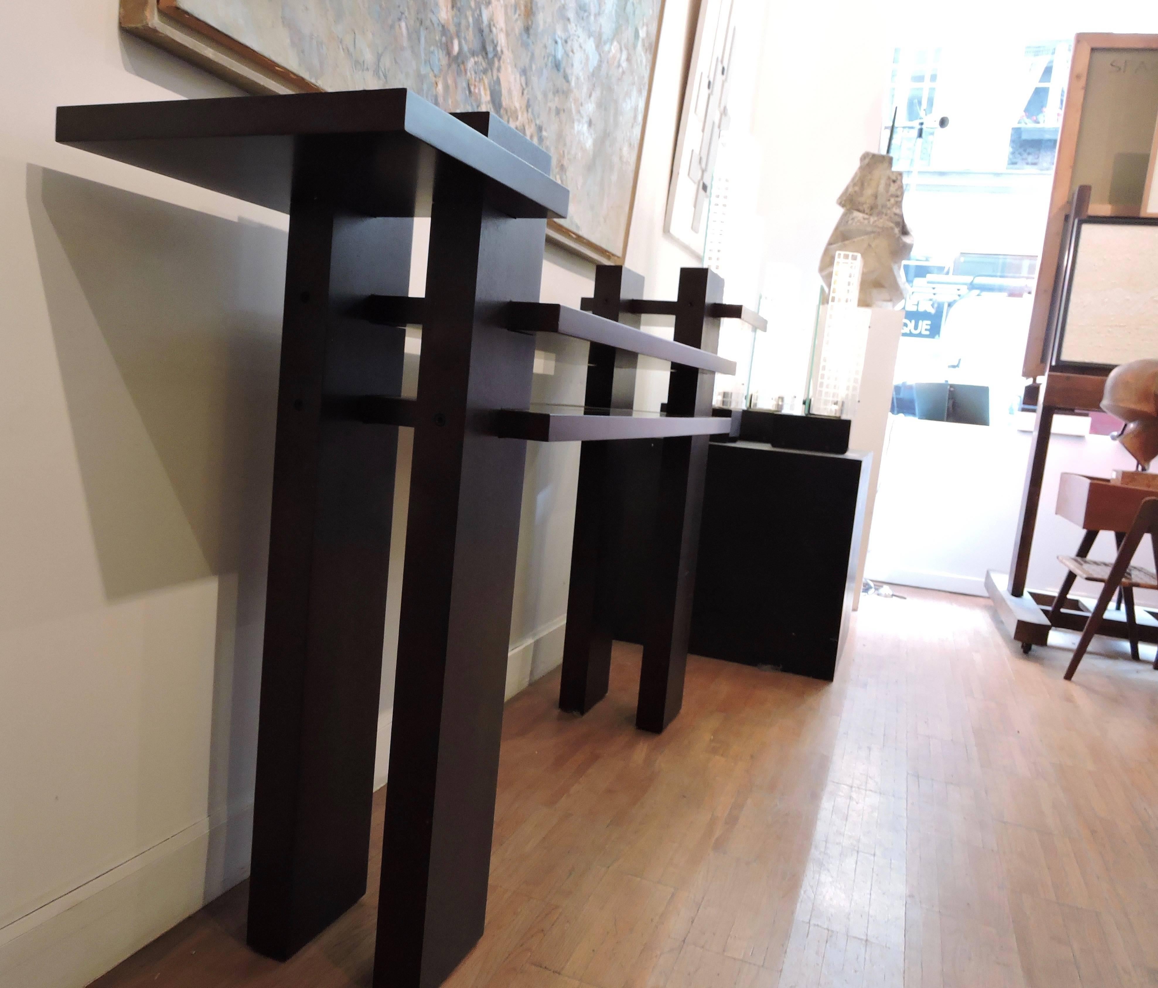 20th Century Design Console Table by Clemmer Heidsieck