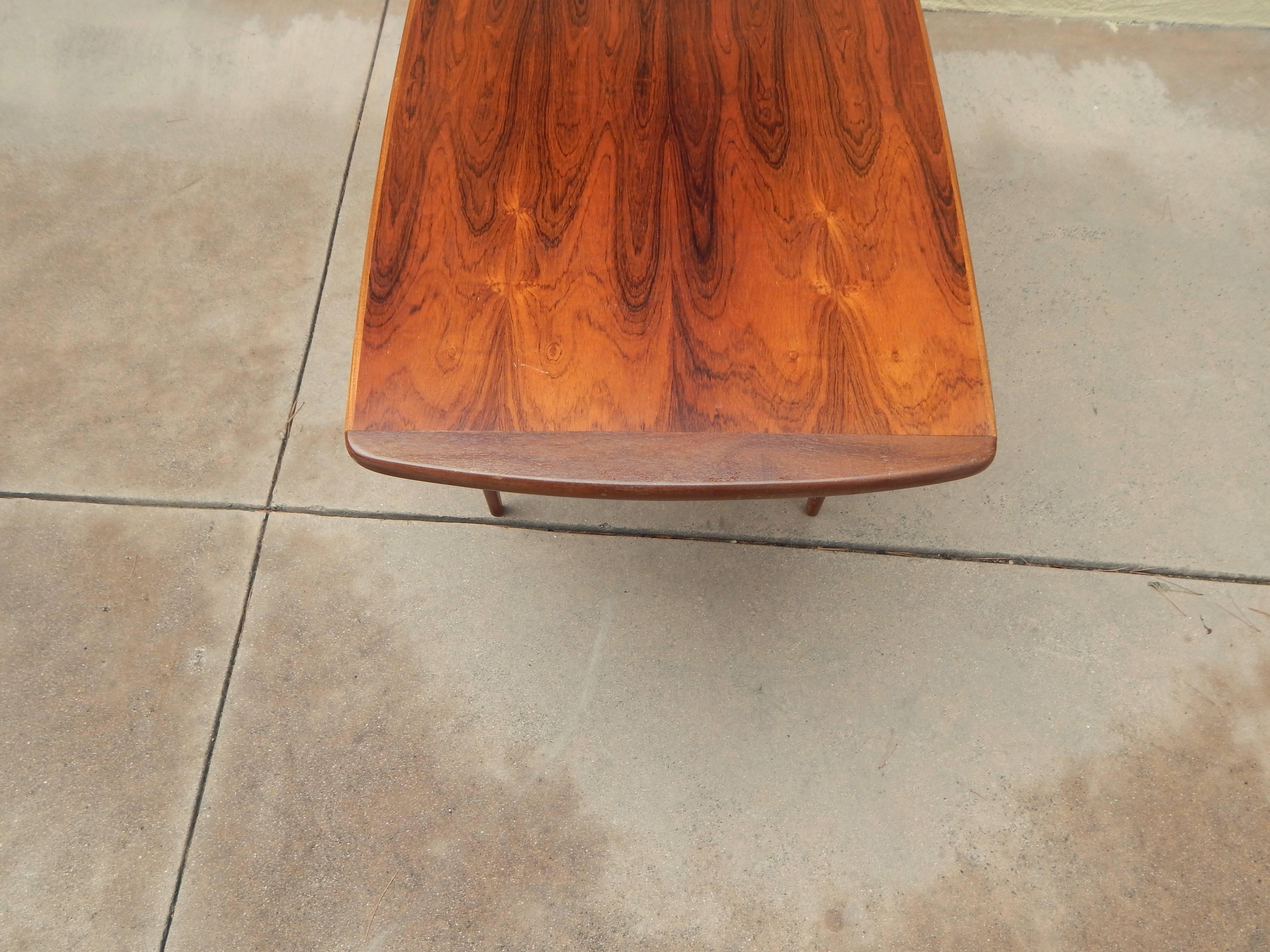 Mid-20th Century Swedish Mid-Century Modern Rosewood Coffee Table #10 For Sale
