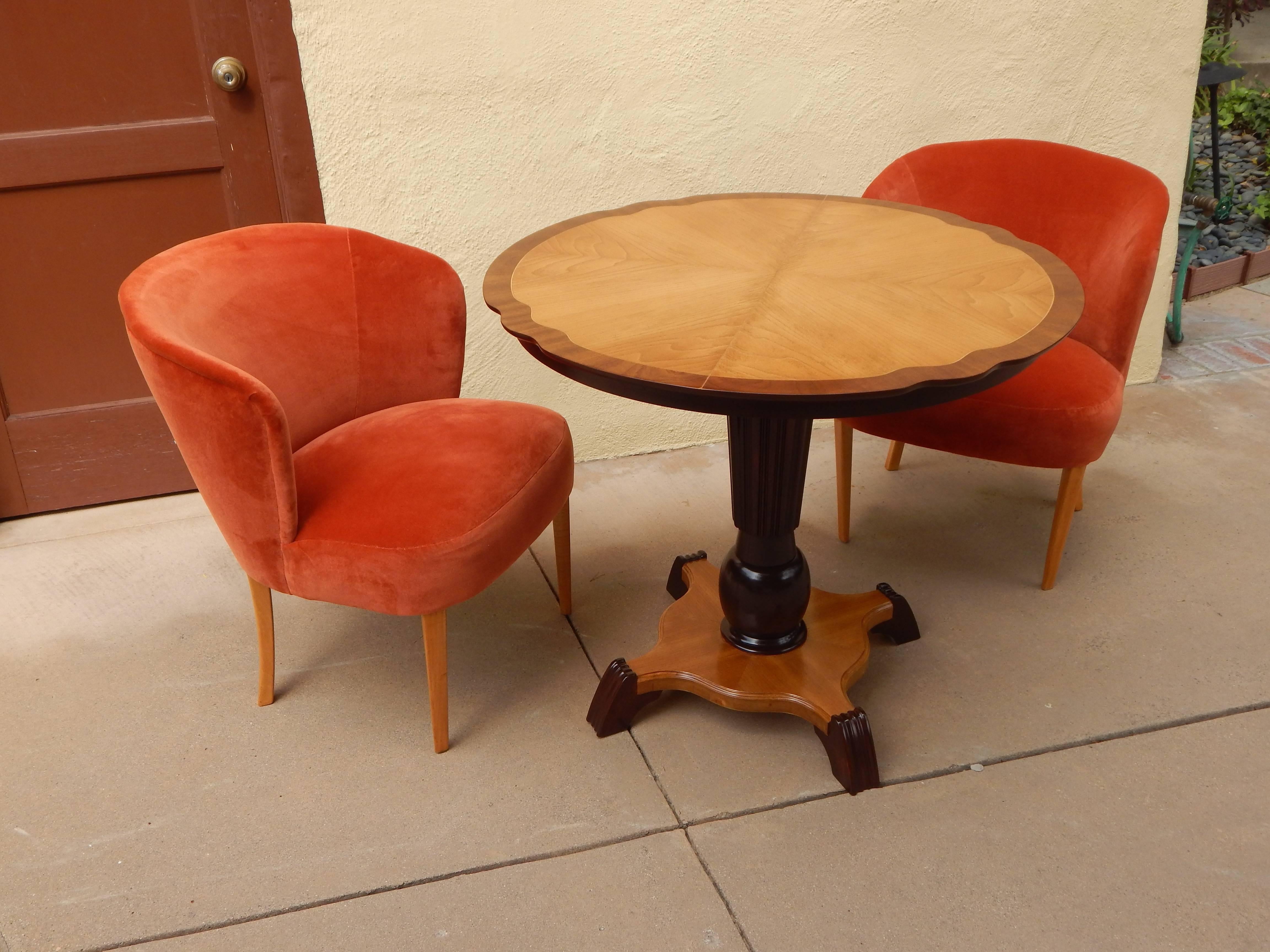 Art Deco Swedish Art Moderne Game Table, circa 1940 For Sale