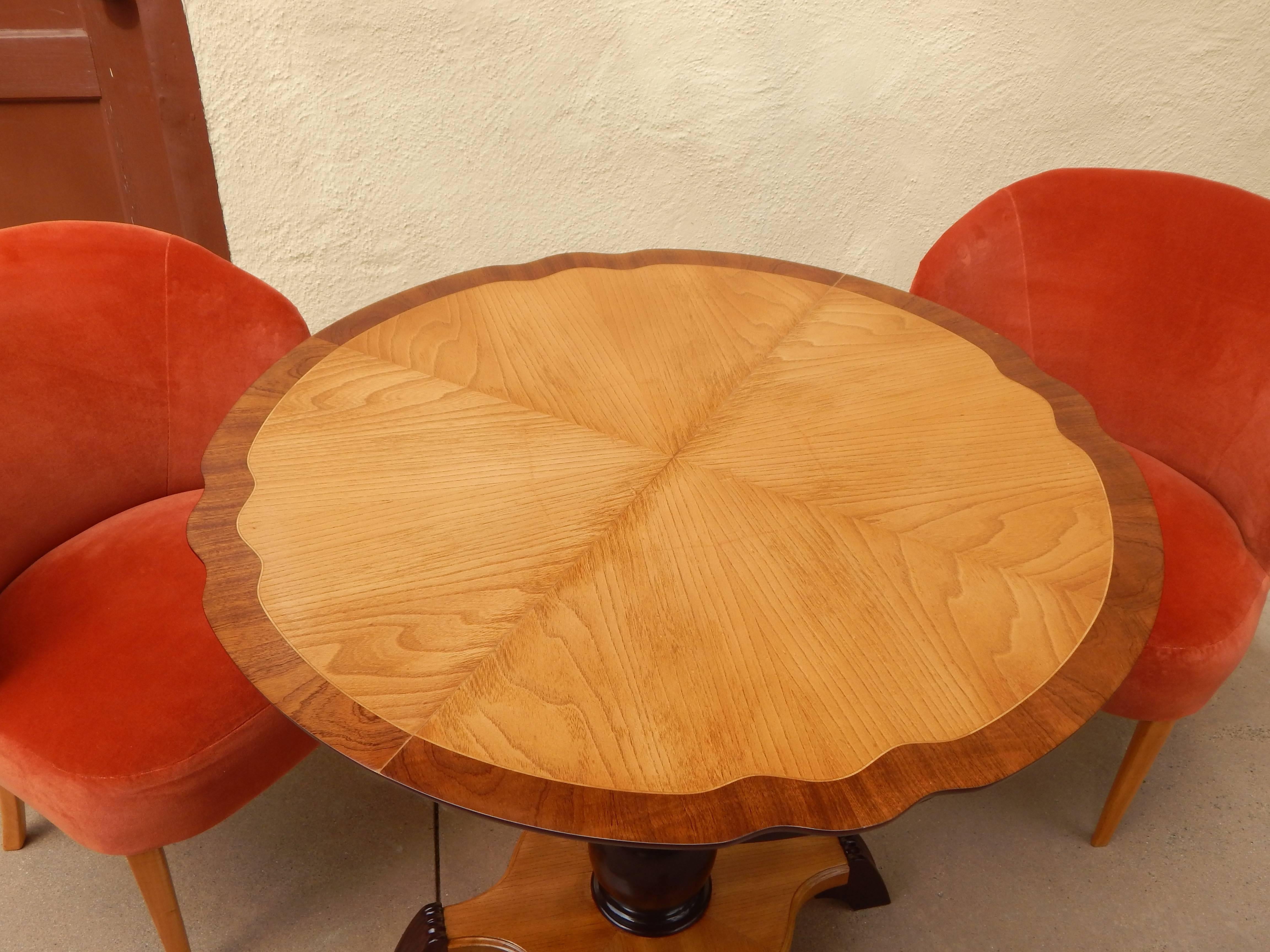 Mid-20th Century Swedish Art Moderne Game Table, circa 1940 For Sale