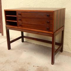 Danish Mid-Century Modern Rosewood Storage Chest, circa 1960