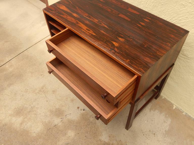 Danish Mid-Century Modern Rosewood Storage Chest, circa 1960 For Sale