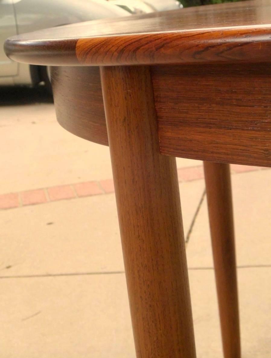 rosewood extending dining table