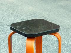 Swedish Artdeco Stand in Marble and Birch Wood, circa 1930