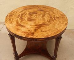 Swedish Art Deco Inlaid Table-Carl Malmsten for Smf, circa 1920