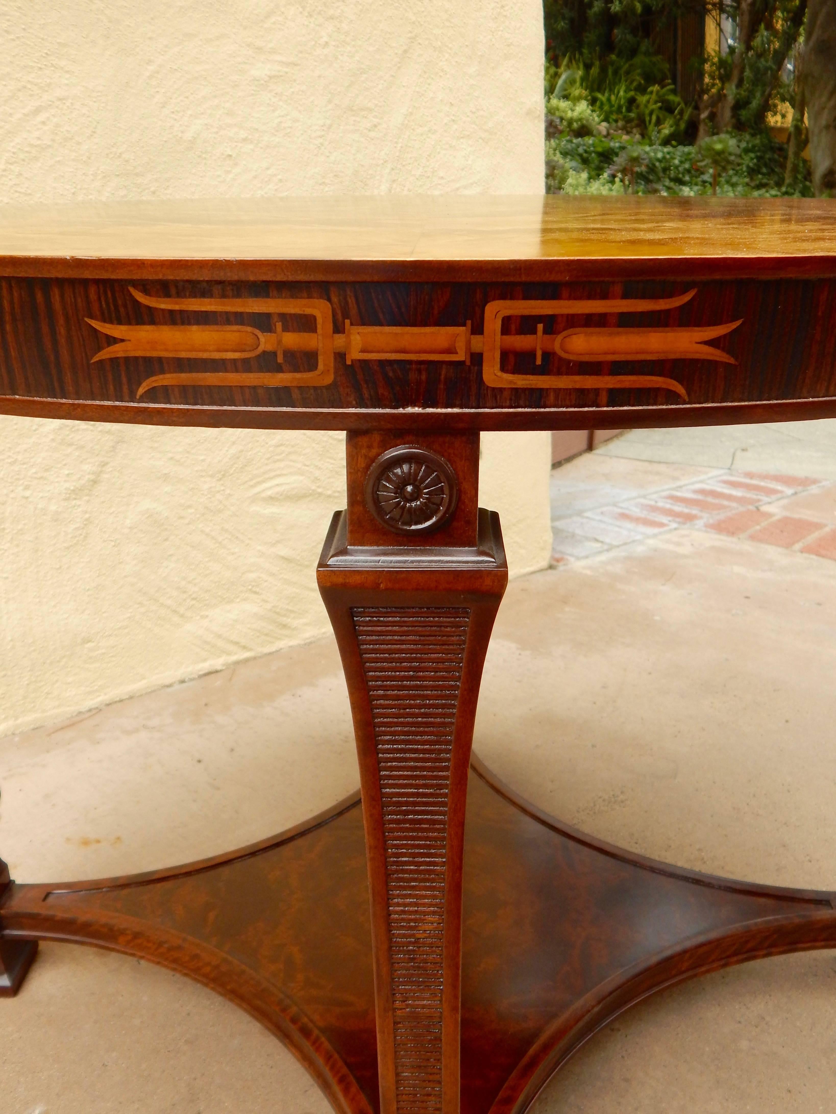 Swedish Art Deco Inlaid Table-Carl Malmsten for Smf, circa 1920 For Sale 1