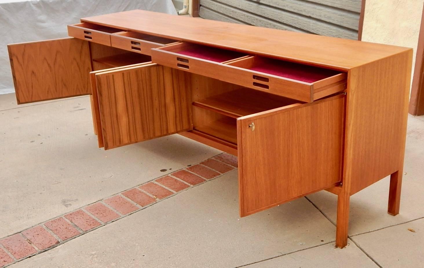Teak Sideboard, Axel Larsson for Bodafors, circa 1960 In Excellent Condition In Richmond, VA