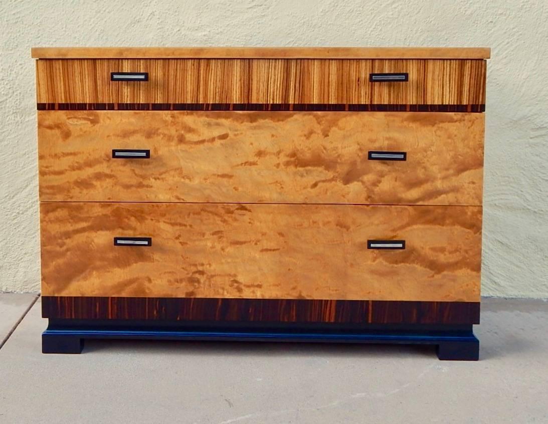 art deco chest drawers