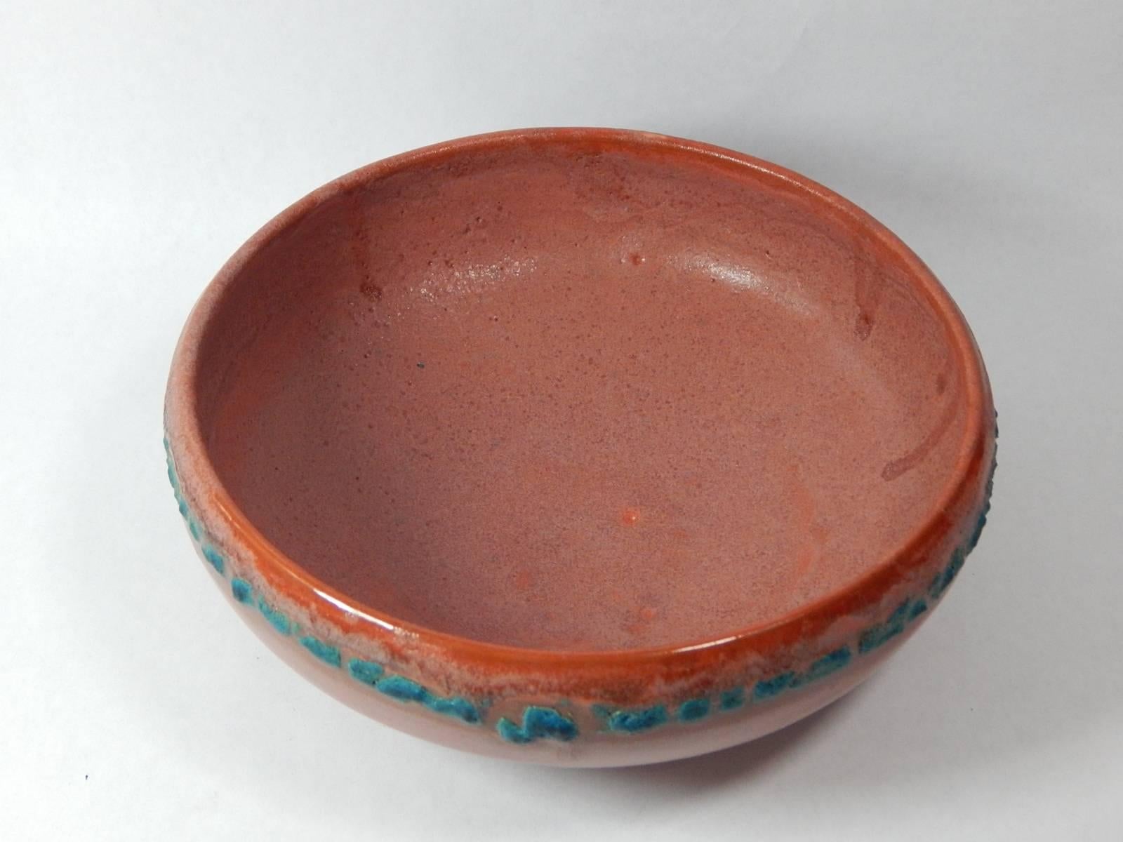 American Relicware Earthenware Bowl #74 by Andrew Wilder For Sale